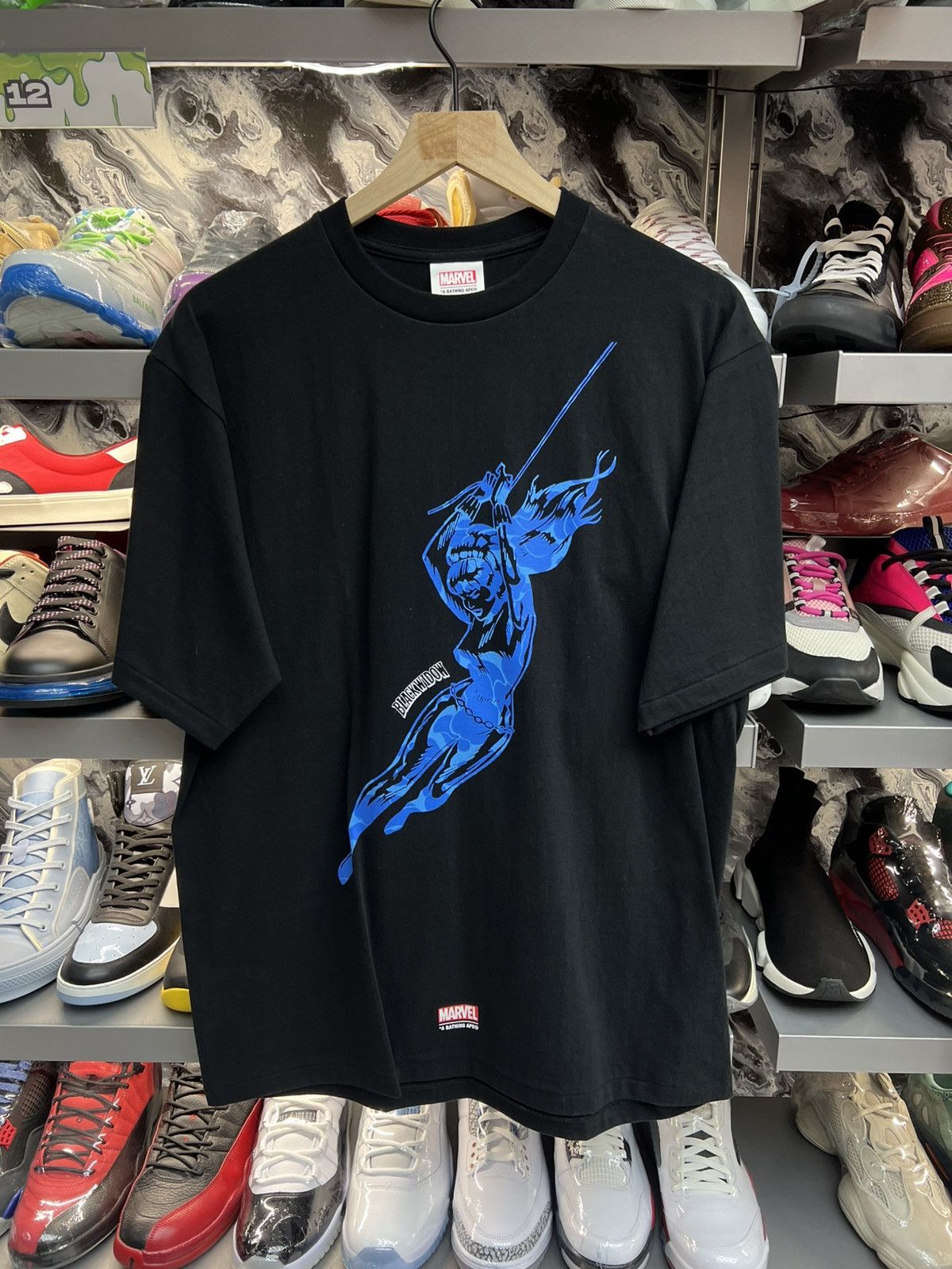Bape Bape x Marvel Comic Black Window Tee Size US XL / EU 56 / 4 - 1 Thumbnail