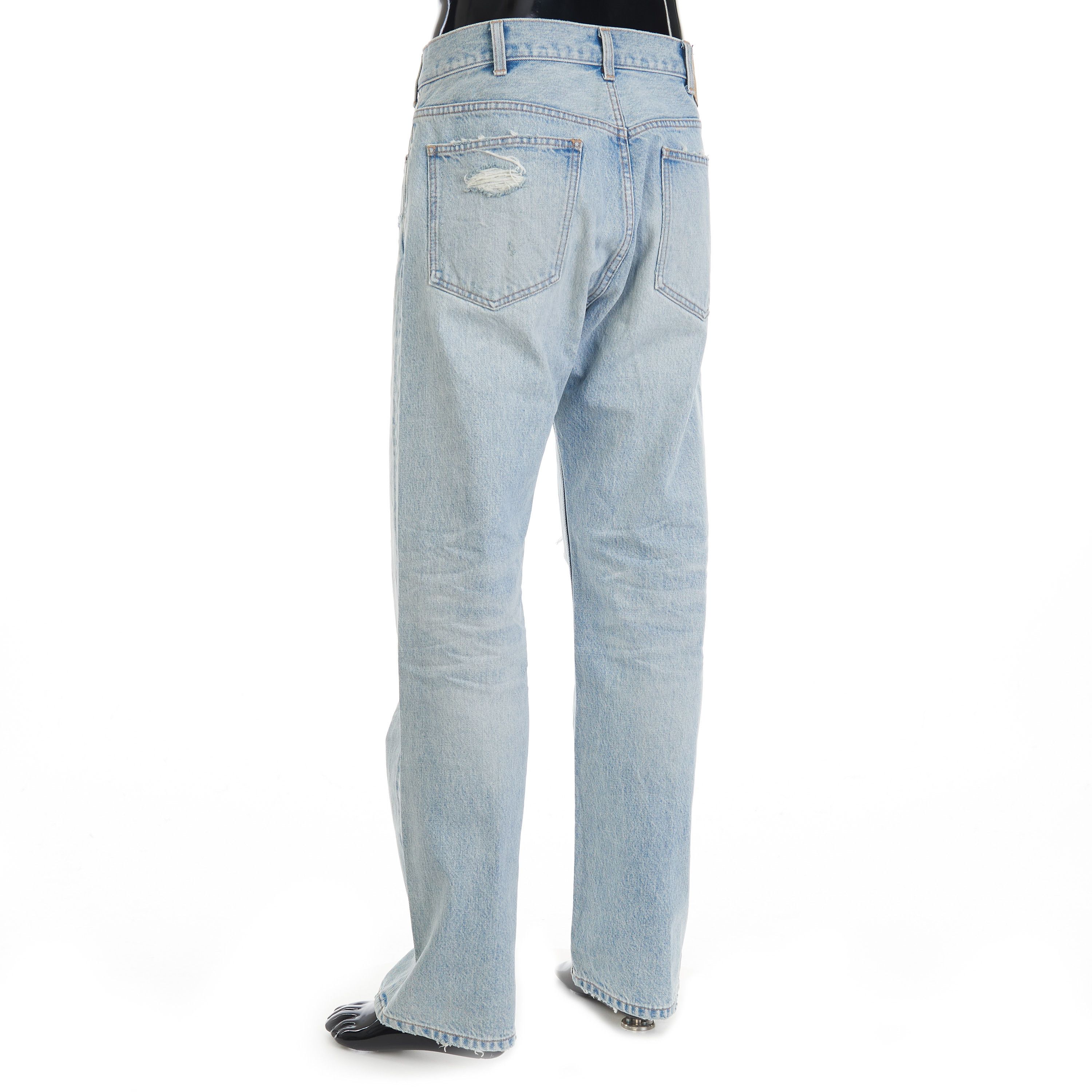 Celine Wesley Jeans - Blue Breezy Point Wash Denim Size US 32 / EU 48 - 4 Thumbnail