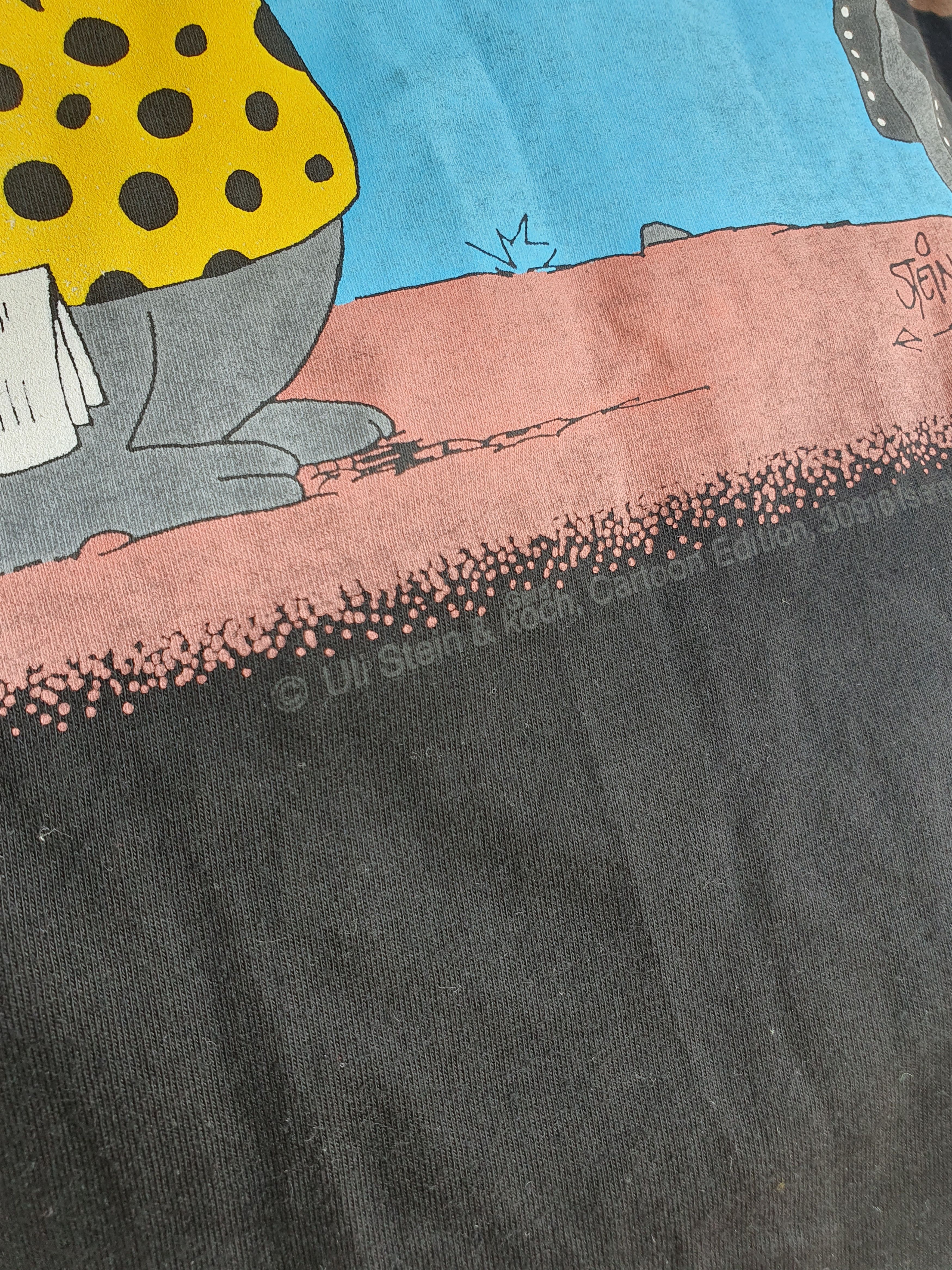 Anime Uli Stein & Koch Cartoon Germany Vintage t-shirt sz XL Size US XL / EU 56 / 4 - 11 Thumbnail