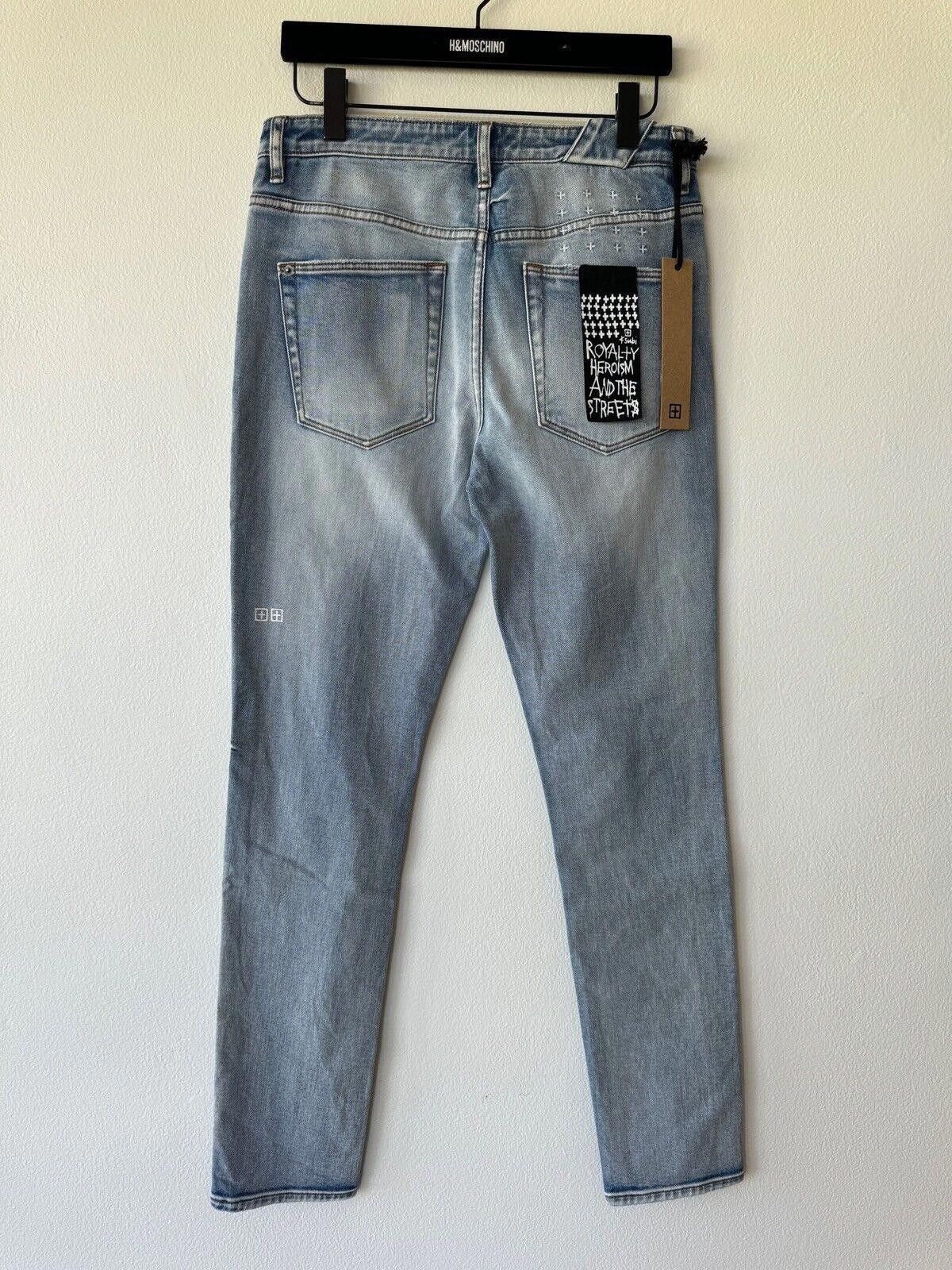 Ksubi new Ksubi mens denim jean chitch 32 light blue city high rip Size US 32 / EU 48 - 5 Thumbnail