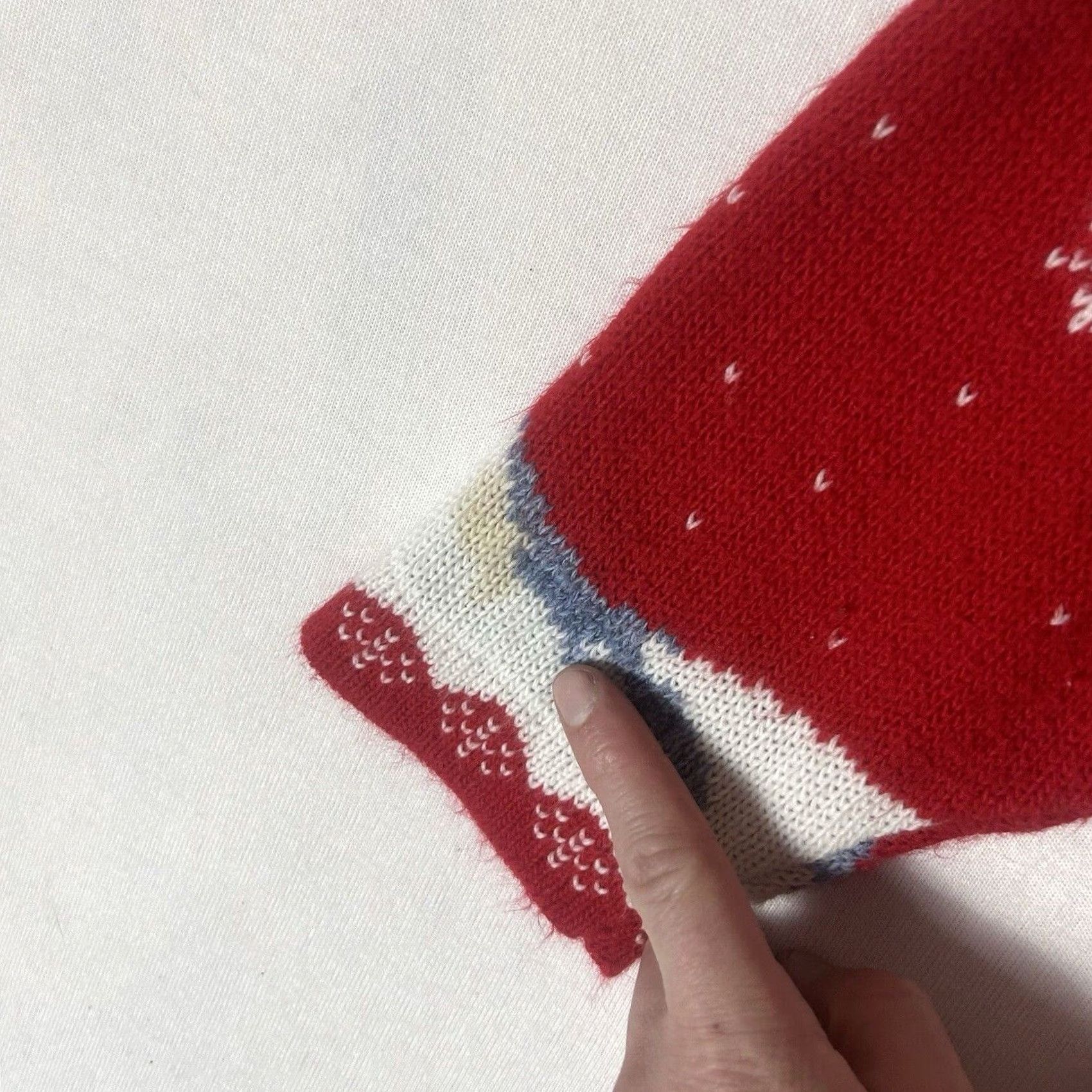 ESPIRIT VTG Ugly Christmas Sweater Womens 1X Red Snowman 80's 90's Holiday Spirit Casual Knit Pullover Graphic Print Size XL / US 12-14 / IT 48-50 - 2 Thumbnail