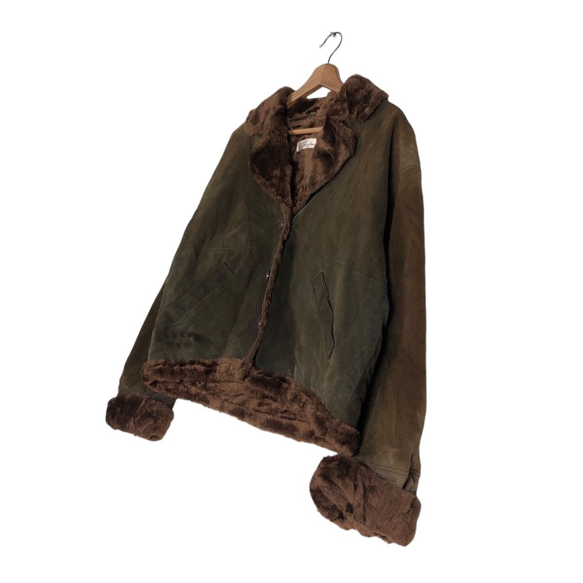 Designer 📌Doux tisow Femme Mink Fur Lining Cardigan Jacket Size US M / EU 48-50 / 2 - 3 Thumbnail