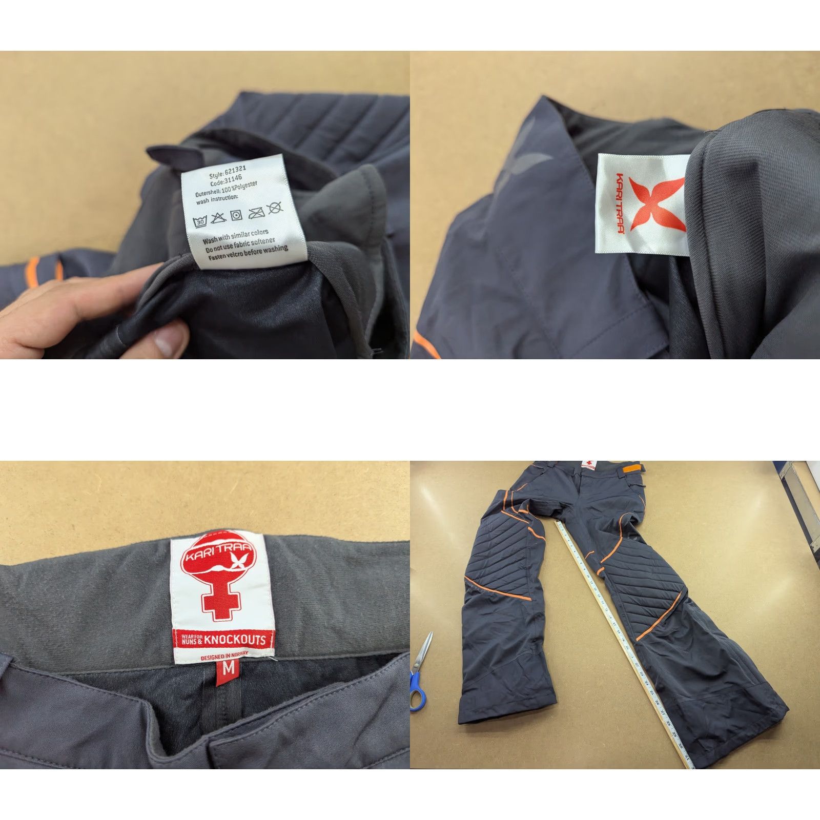 Patagonia Patagonia Pants Womens Nuns&Knockouts Ski Snow Padded Gray 32in Inseam M Size Clothing Size 32" / US 10 / IT 46 - 9 Thumbnail