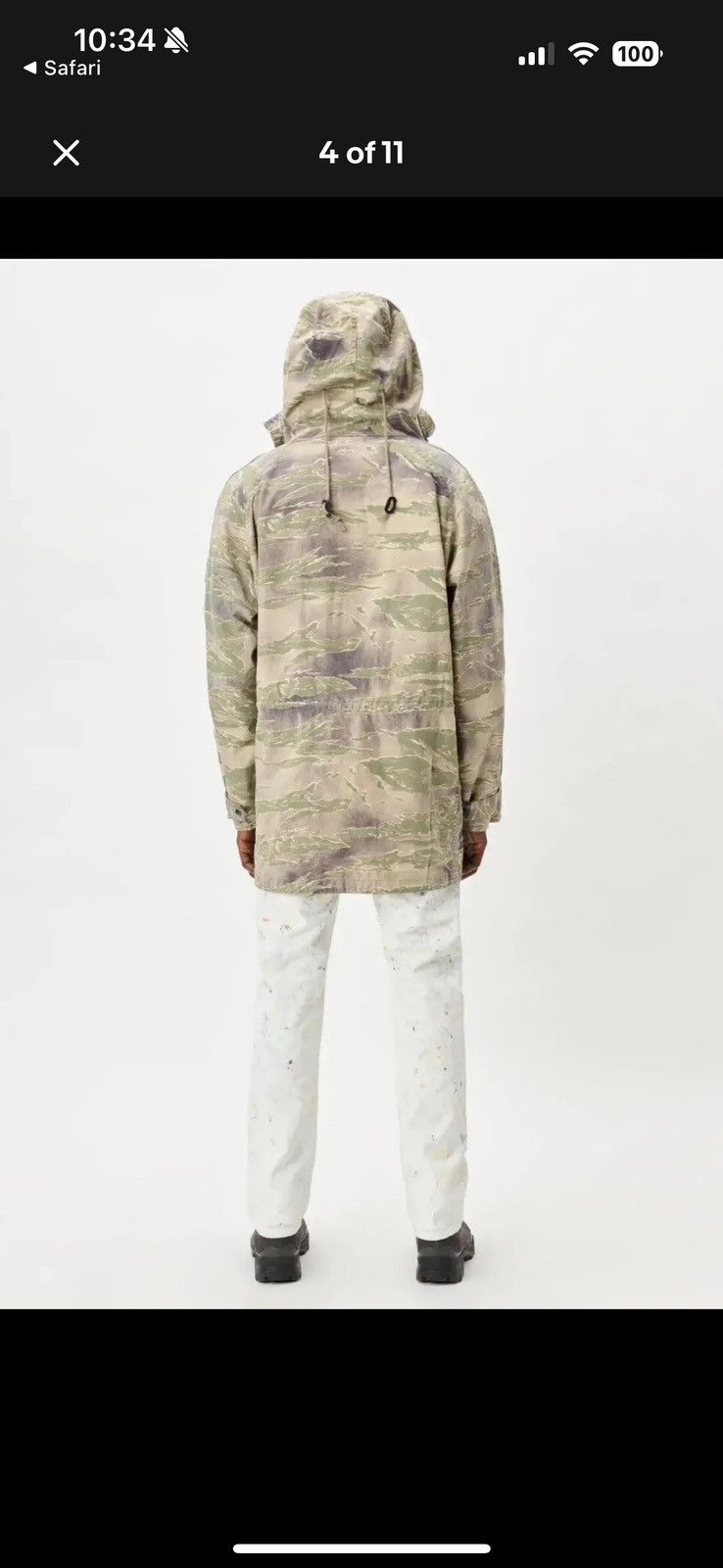 John Elliott JOHN ELLIOTT Military Parka Jacket Tiger Camo Sz 3 Large NWT Size US L / EU 52-54 / 3 - 3 Thumbnail
