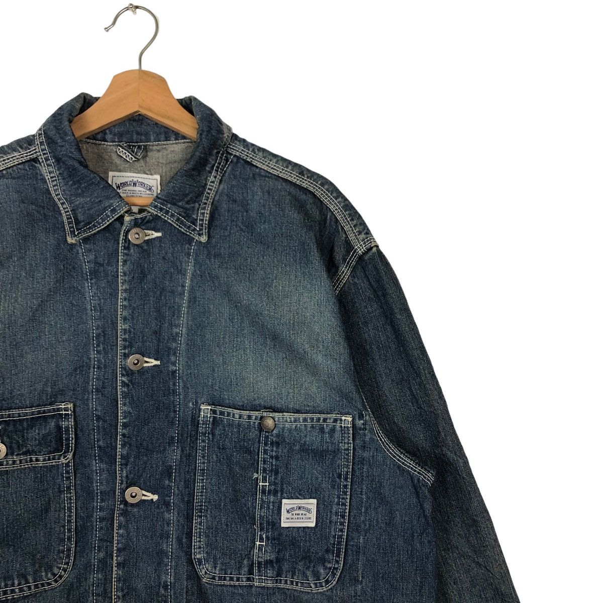 Japanese Brand 🔥Chore Denim Work Jacket Big John USA Toyo Enterprise Size US L / EU 52-54 / 3 - 6 Thumbnail
