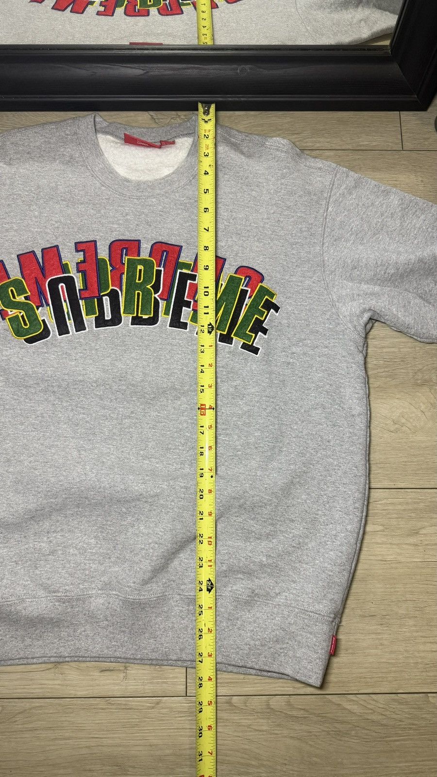 Supreme Rare Supreme Stacked Embroidered Multi Logo Sweatshirt Size US M / EU 48-50 / 2 - 8 Thumbnail