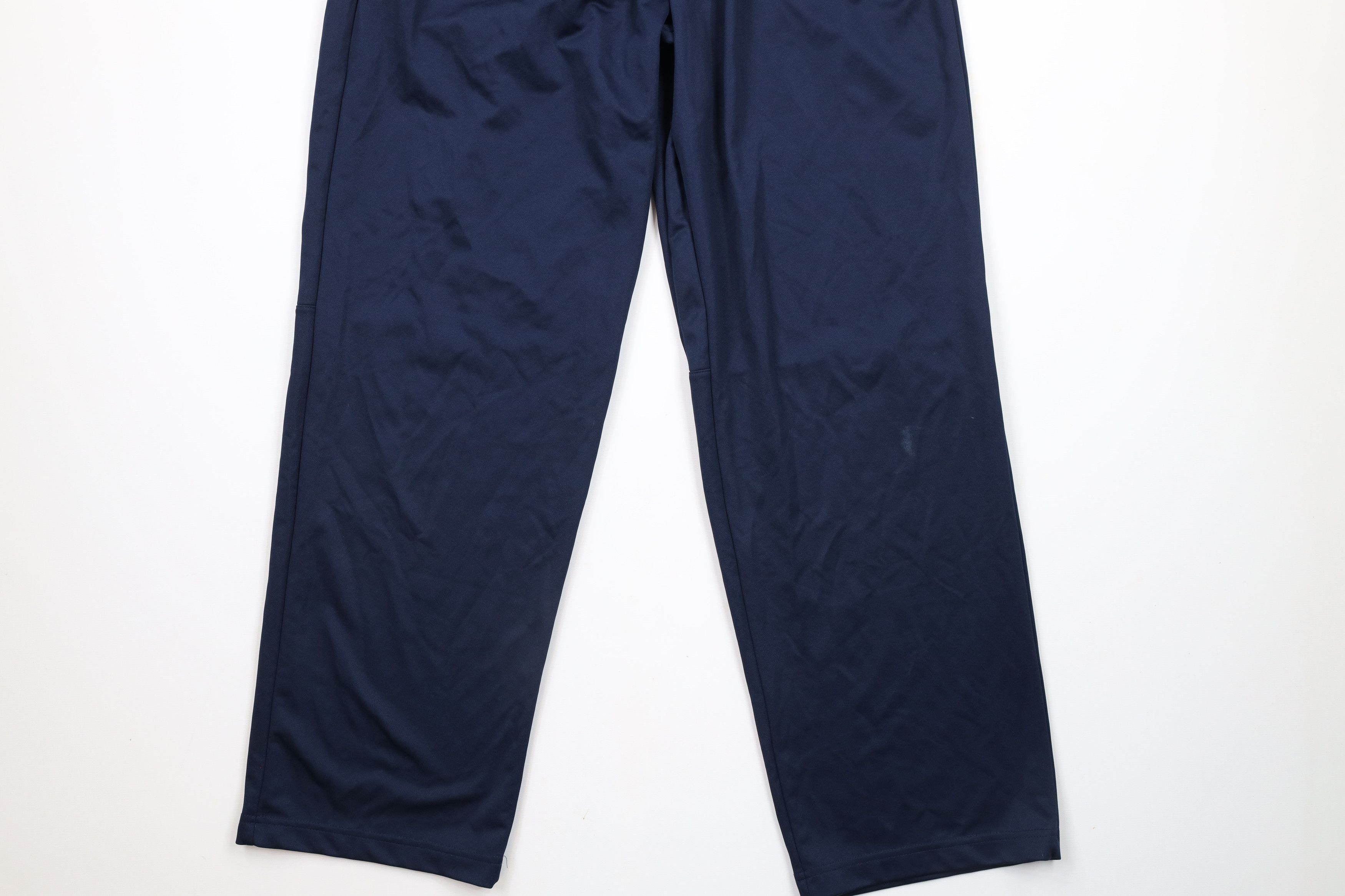 Nike Vintage Nike Scott Mini Swoosh Wide Leg Sweatpants Blue Size US 38 / EU 54 - 4 Thumbnail