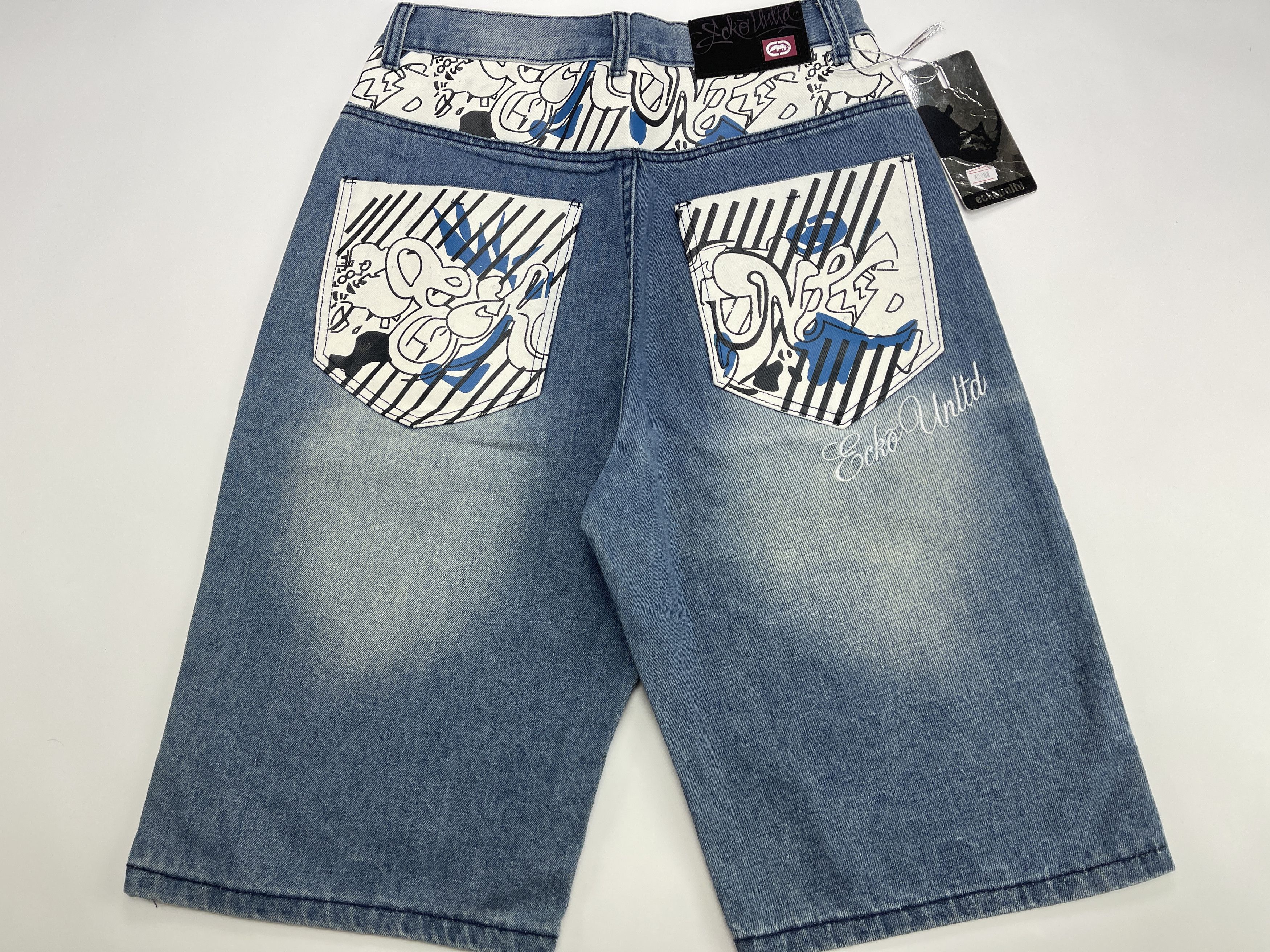 Ecko Unltd. Ecko Unltd shorts, vintage hip hop baggy jeans, 90s size 30 Size US 30 / EU 46 - 1 Thumbnail