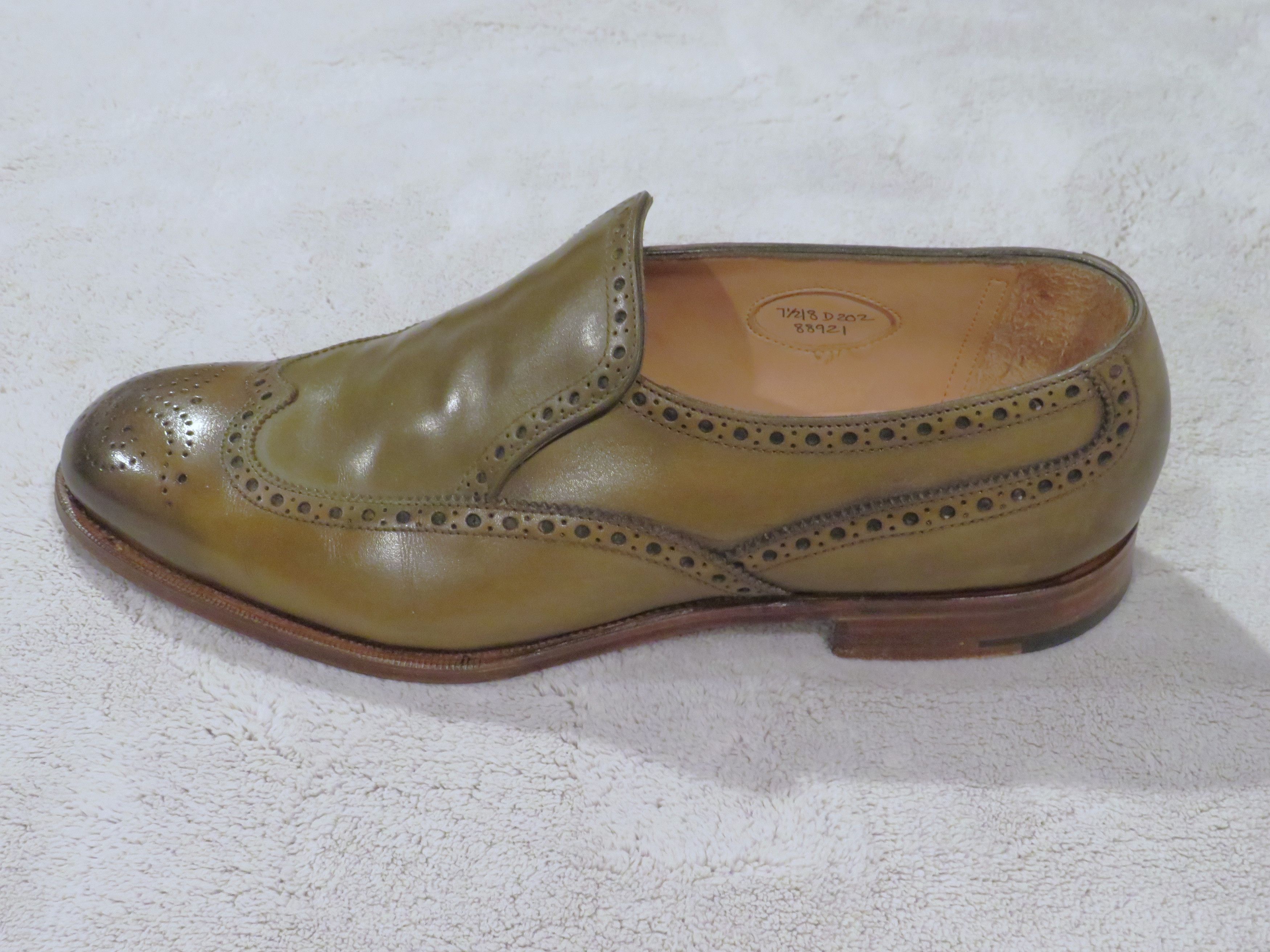 Edward Green Wigmore Chameleon Burnished Antiqued Brogue Loafers 8D Size US 8 / EU 41 - 4 Thumbnail