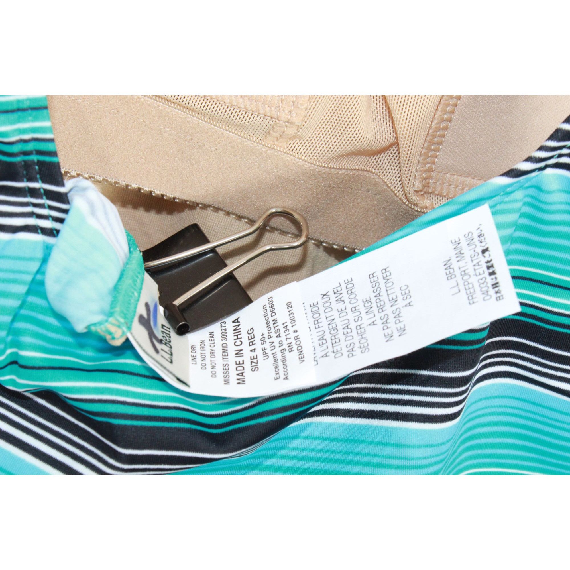 L.L. Bean LL Bean Women's Built in Bra Sunblocking Swim Tank Top Size S / US 4 / IT 40 - 7 Thumbnail