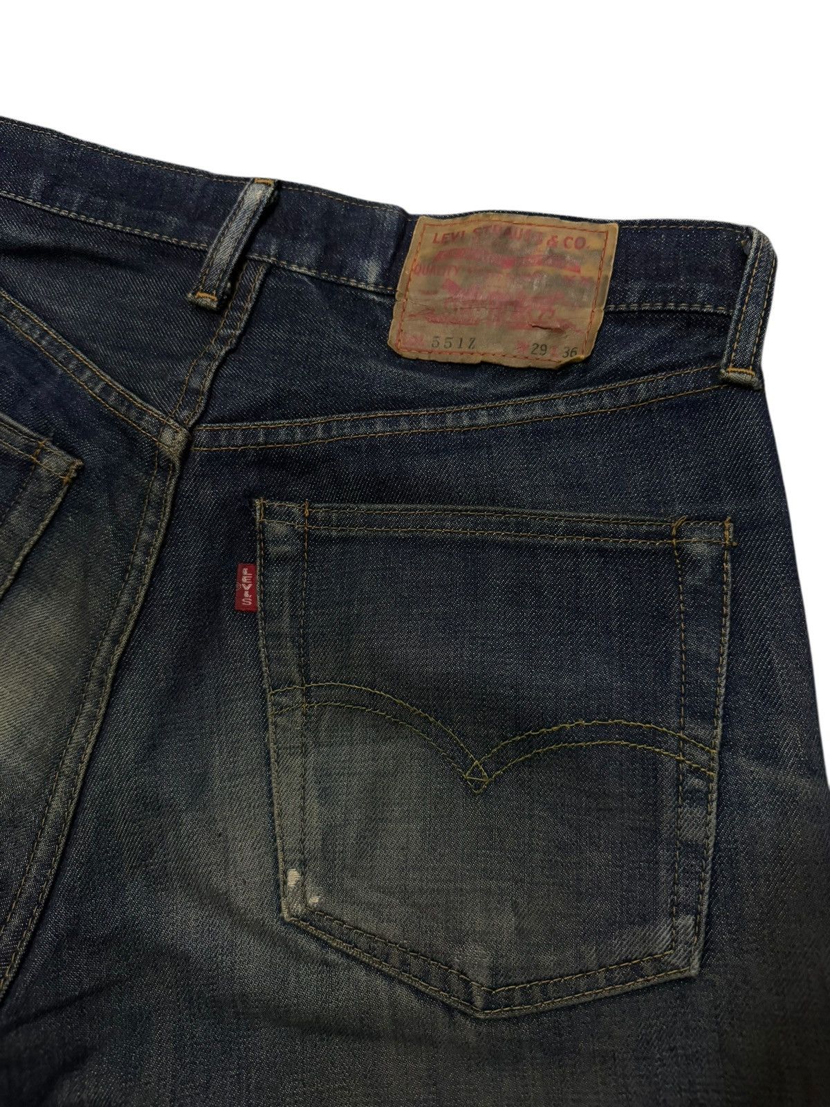 Levi's Vintage Clothing Vintage 90s Levi’s 551Z-XX Big E Talon Selvedge Denim Jeans Size US 30 / EU 46 - 10 Thumbnail