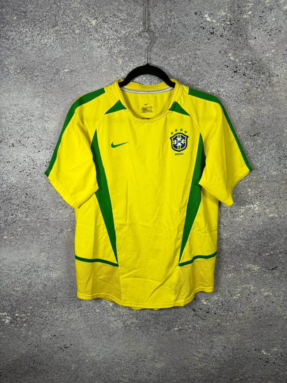 Nike Brazil National Team 2002 Nike Soccer Jersey Small Size US S / EU 44-46 / 1 - 1 Thumbnail