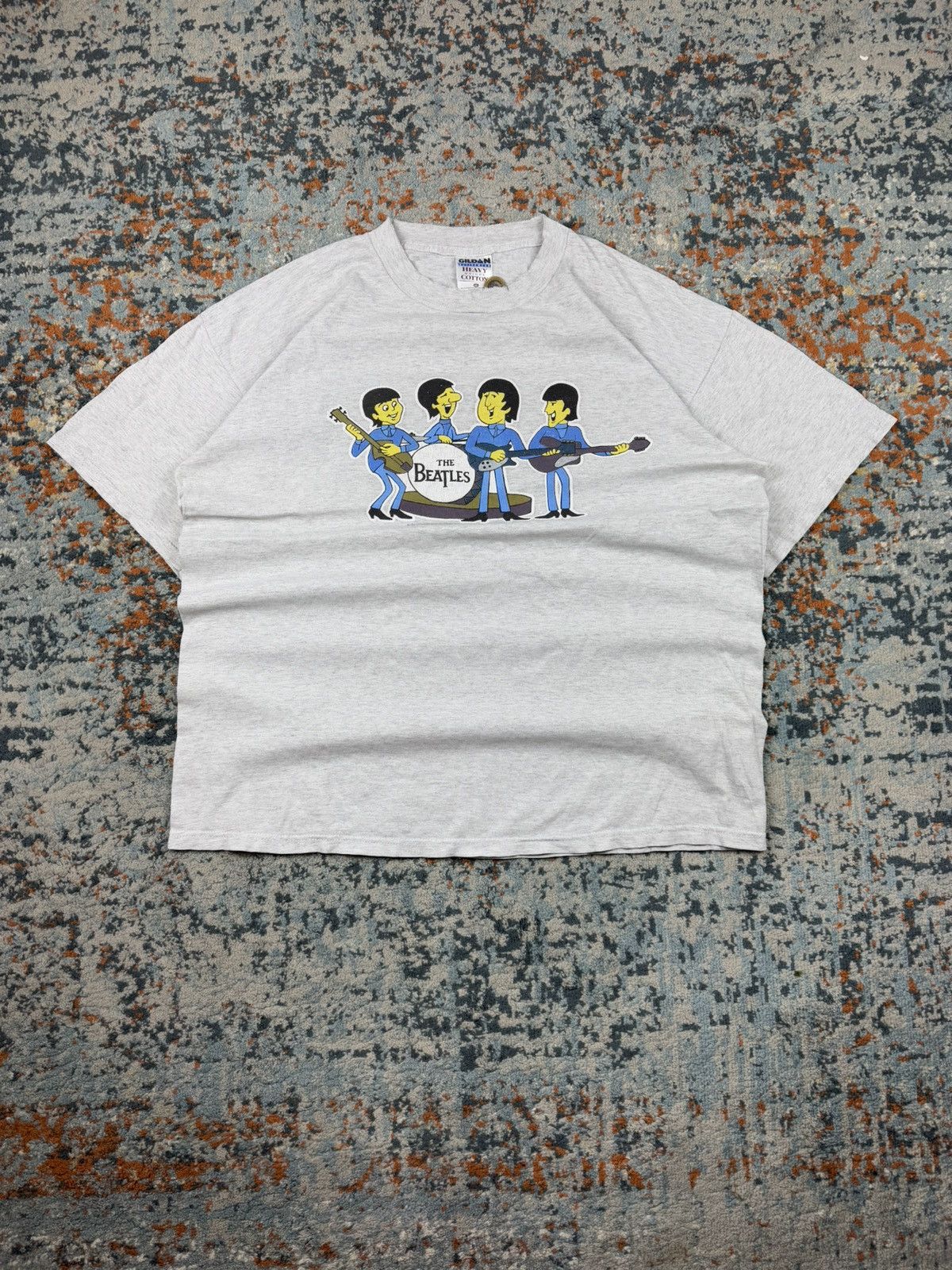 Band Tees × Vintage Vintage 1997 The Beatles cartoon style graphic band tee Size US XL / EU 56 / 4 - 1 Thumbnail