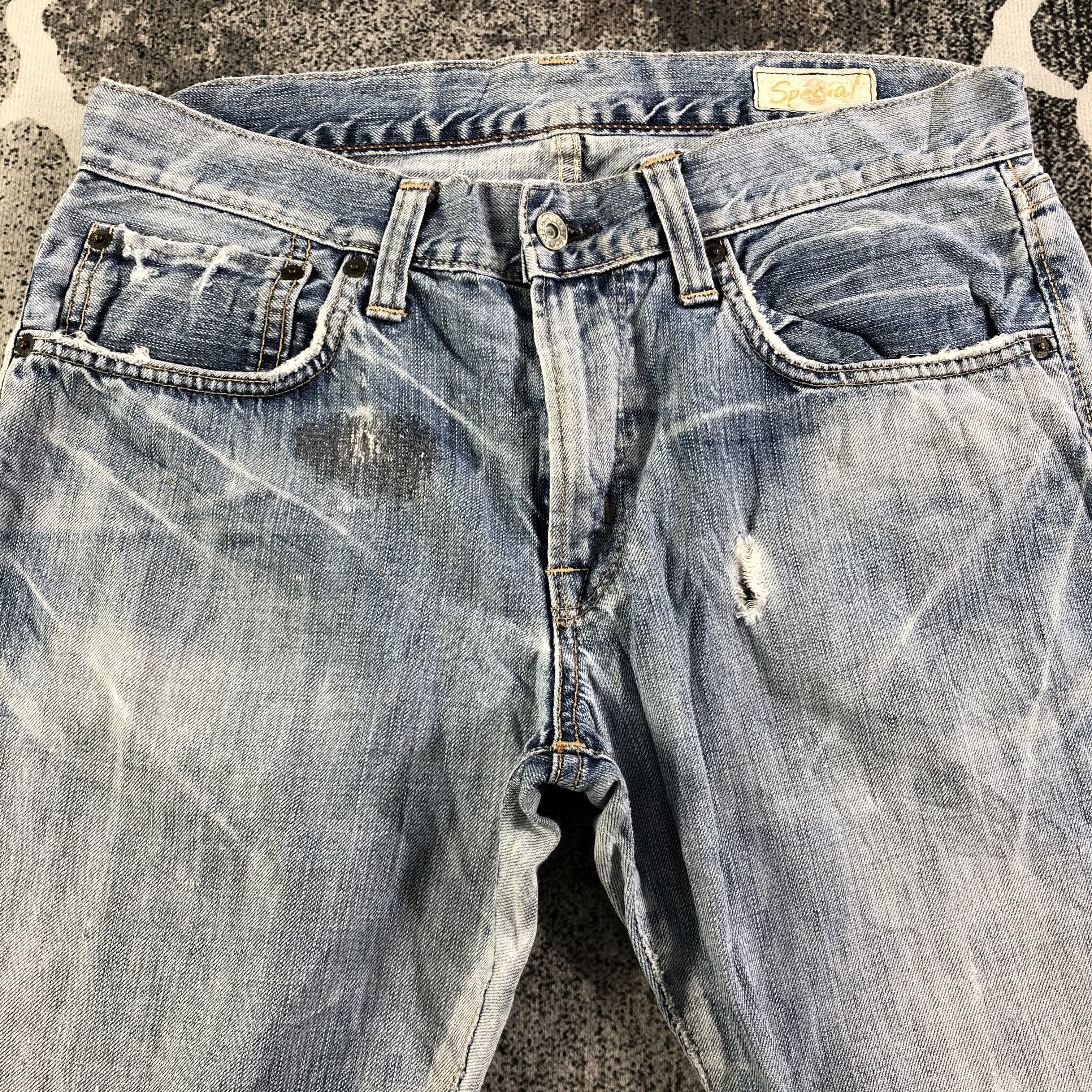 Edwin Vintage Edwin Jeans Distressed Denim KJ2127 Size US 32 / EU 48 - 3 Thumbnail