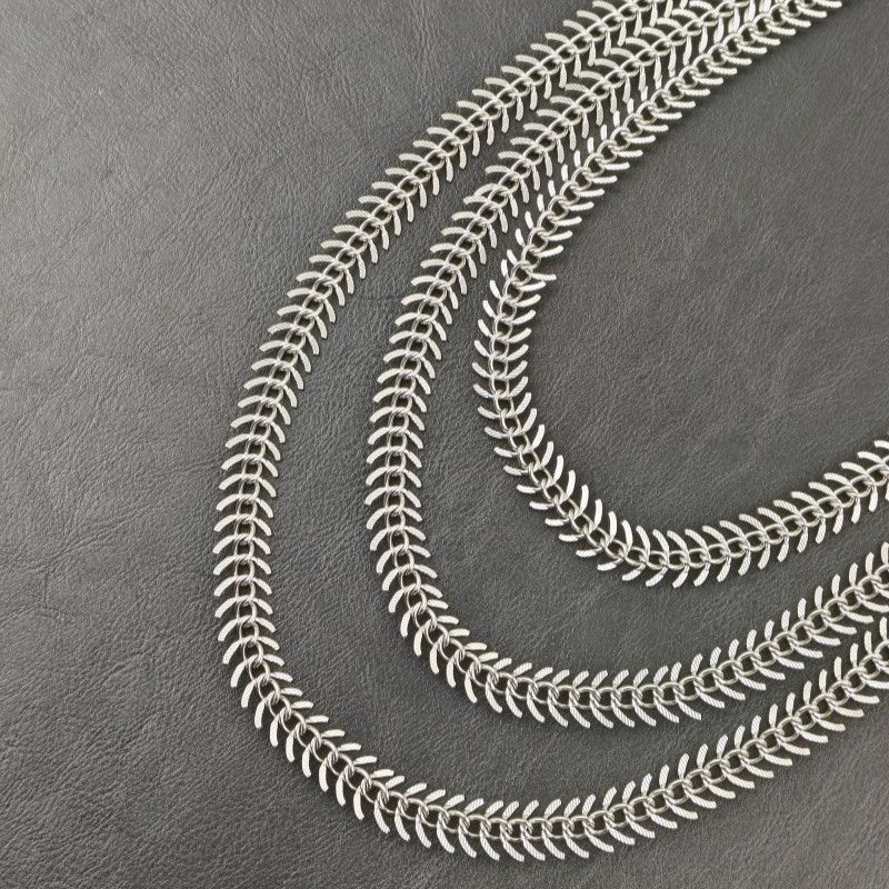 Japanese Brand × Jewelry Minimalist Fishbone Pants Chain Punk Style Size ONE SIZE - 3 Thumbnail