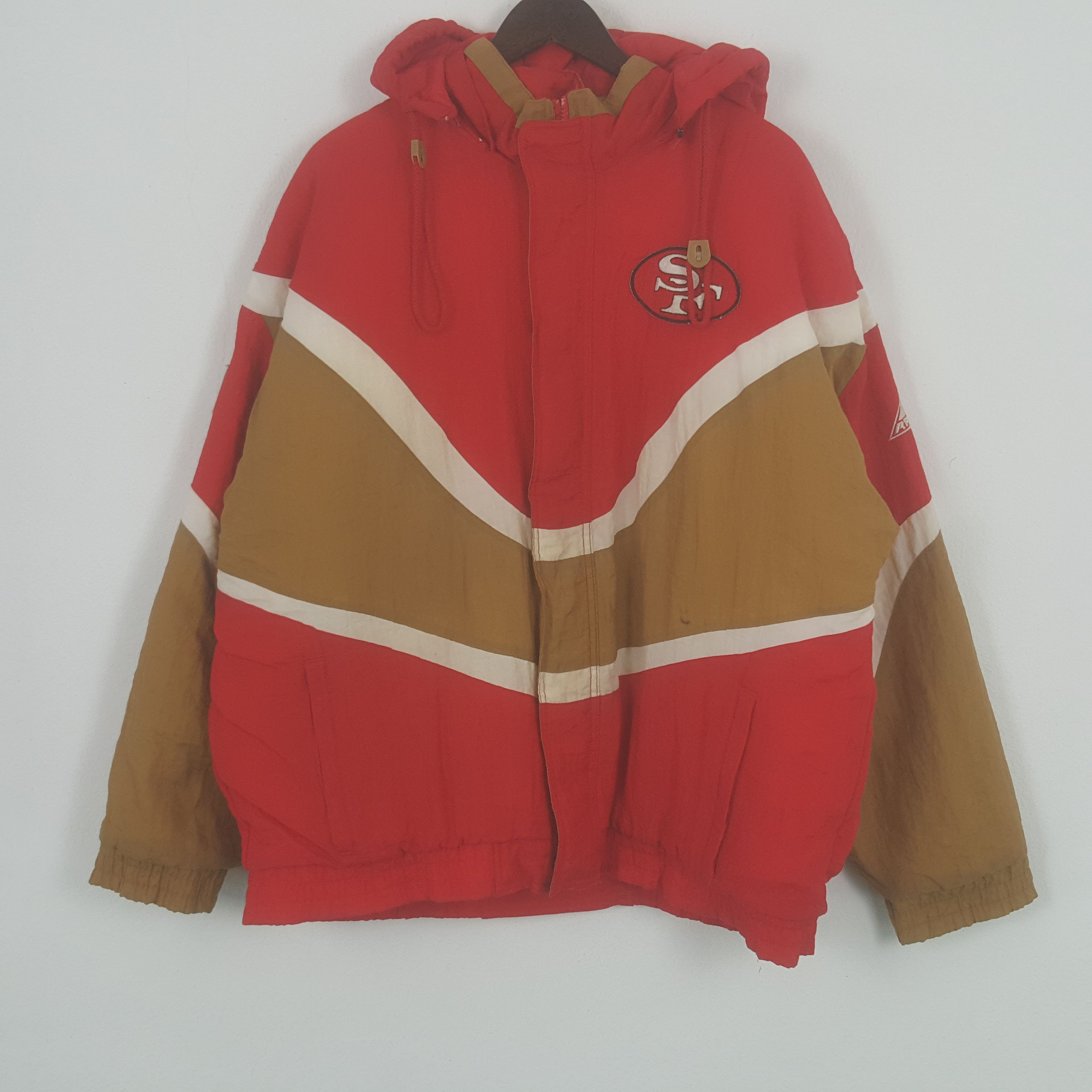 NFL × Vintage Vintage San Francisco 49ers NFL Windbreaker Bomber Jacket Size US XXL / EU 58 / 5 - 3 Thumbnail