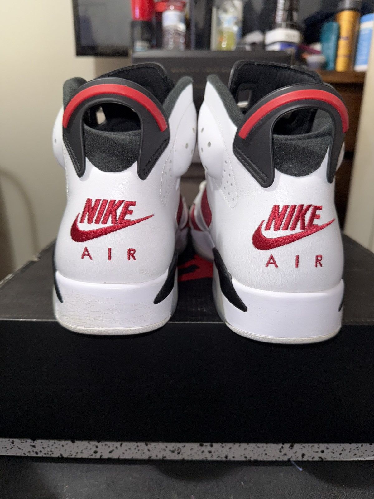 Jordan Brand × Nike Jordan 6 “Carmine” Size US 11.5 / EU 44-45 - 2 Thumbnail