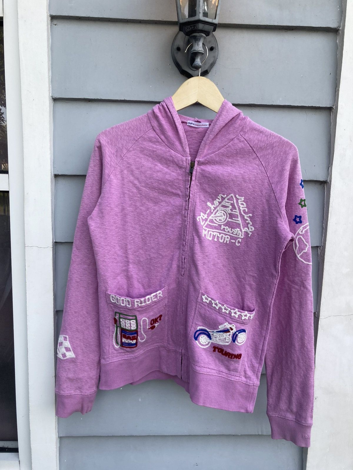 Japanese Brand × Vintage Japanese Brand Hoodie Embroidery Details Size US S / EU 44-46 / 1 - 1 Thumbnail