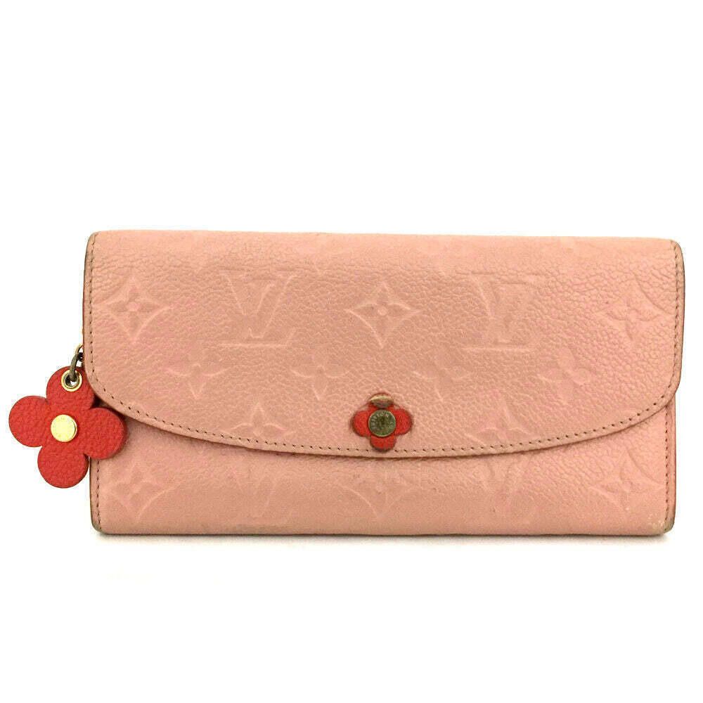 Louis Vuitton Louis Vuitton Empreinte Bloom Flower Emilie Wallet Pink Size ONE SIZE - 1 Thumbnail