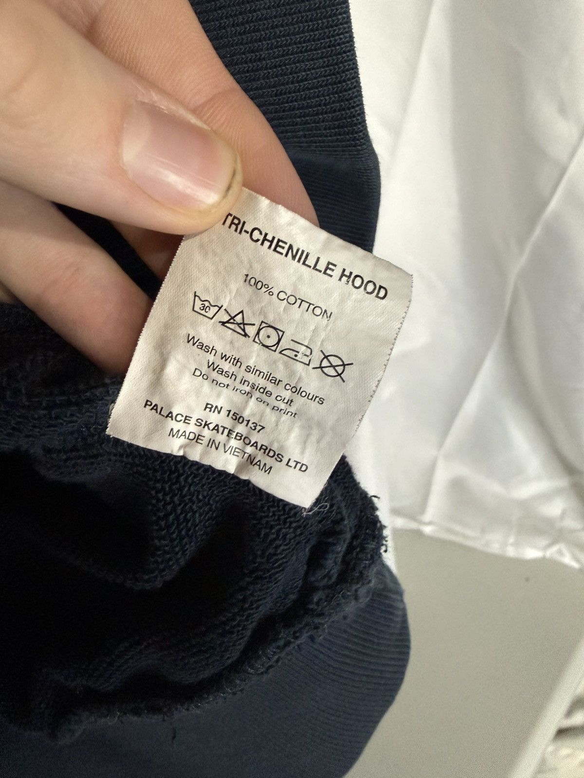 Supreme 2020 Palace Tri‑Chenille Hoodie Navy Blue Premium Tri Logo Size US M / EU 48-50 / 2 - 6 Thumbnail
