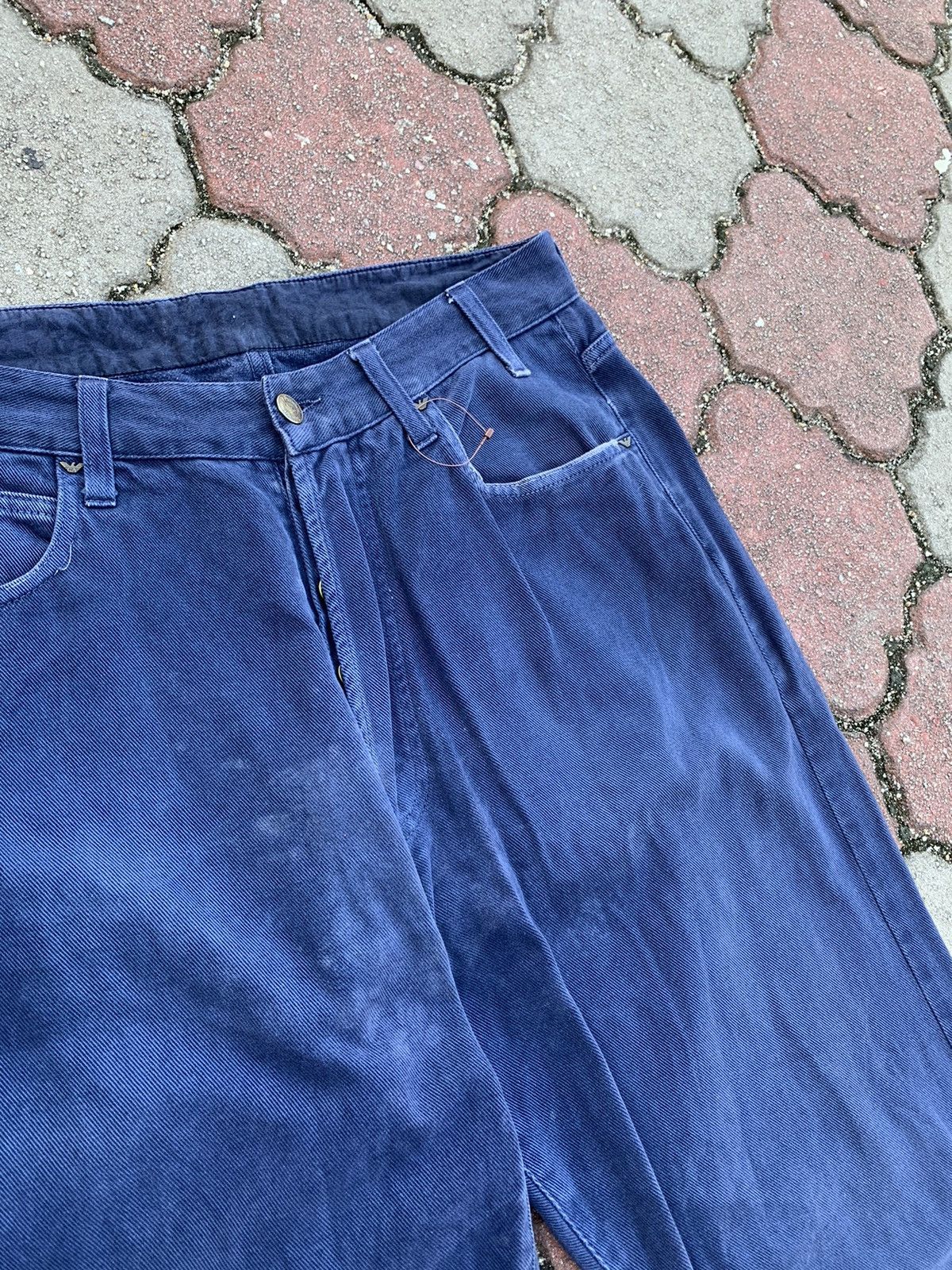 Armani × Vintage Rare! Vintage Armani Jeans Denim Jeans Pants Size US 31 - 6 Thumbnail
