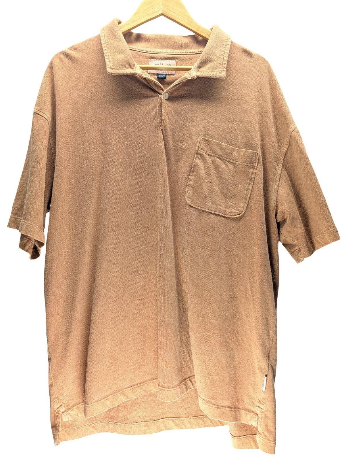 American Eagle Outfitters American Eagle Polo Shirt Men Extra Large (XL) Relaxed Fit Size US XL / EU 56 / 4 - 1 Thumbnail