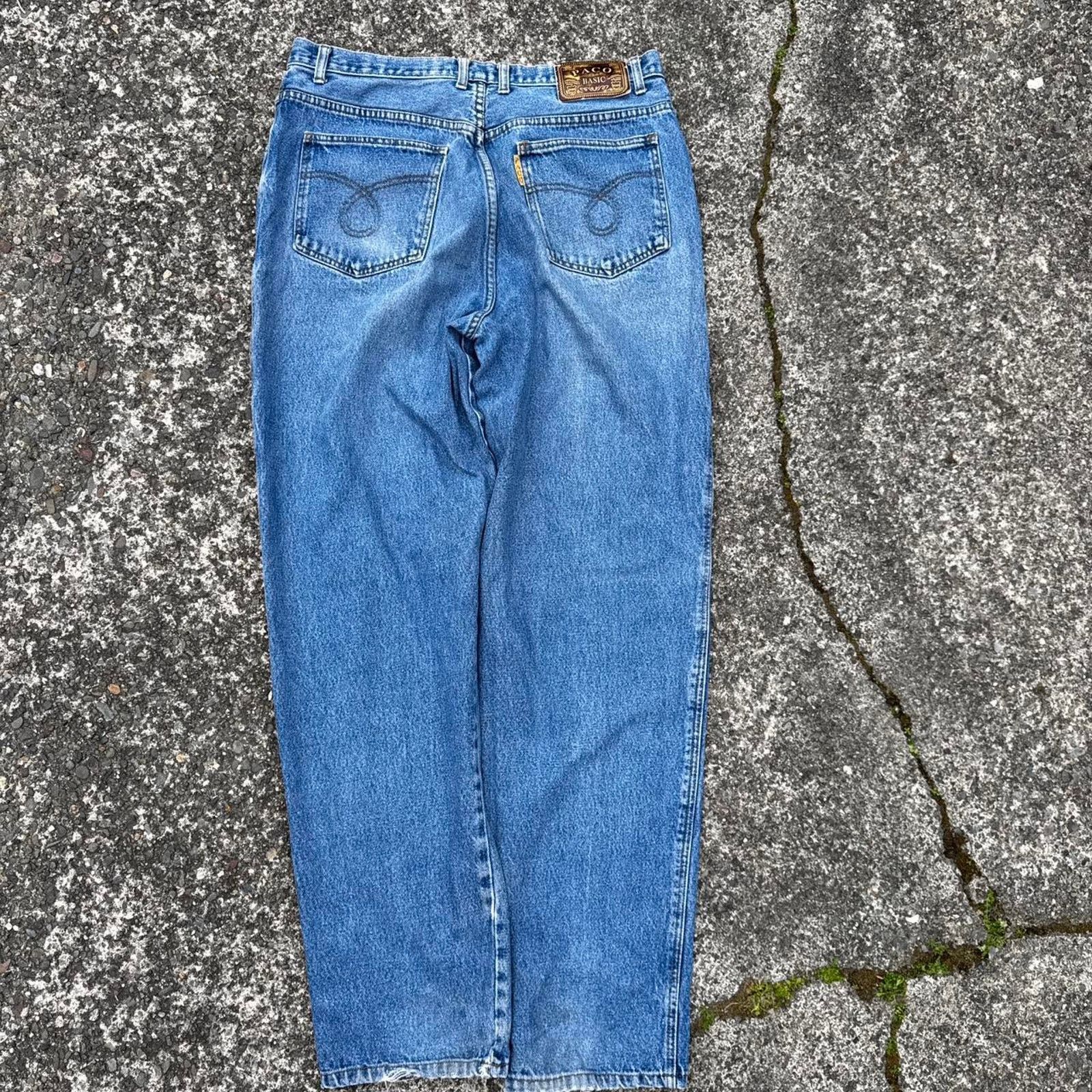Other Vintage Men’s Embroidered Paco Jeans – Size 36 Size US 36 / EU 52 - 2 Thumbnail