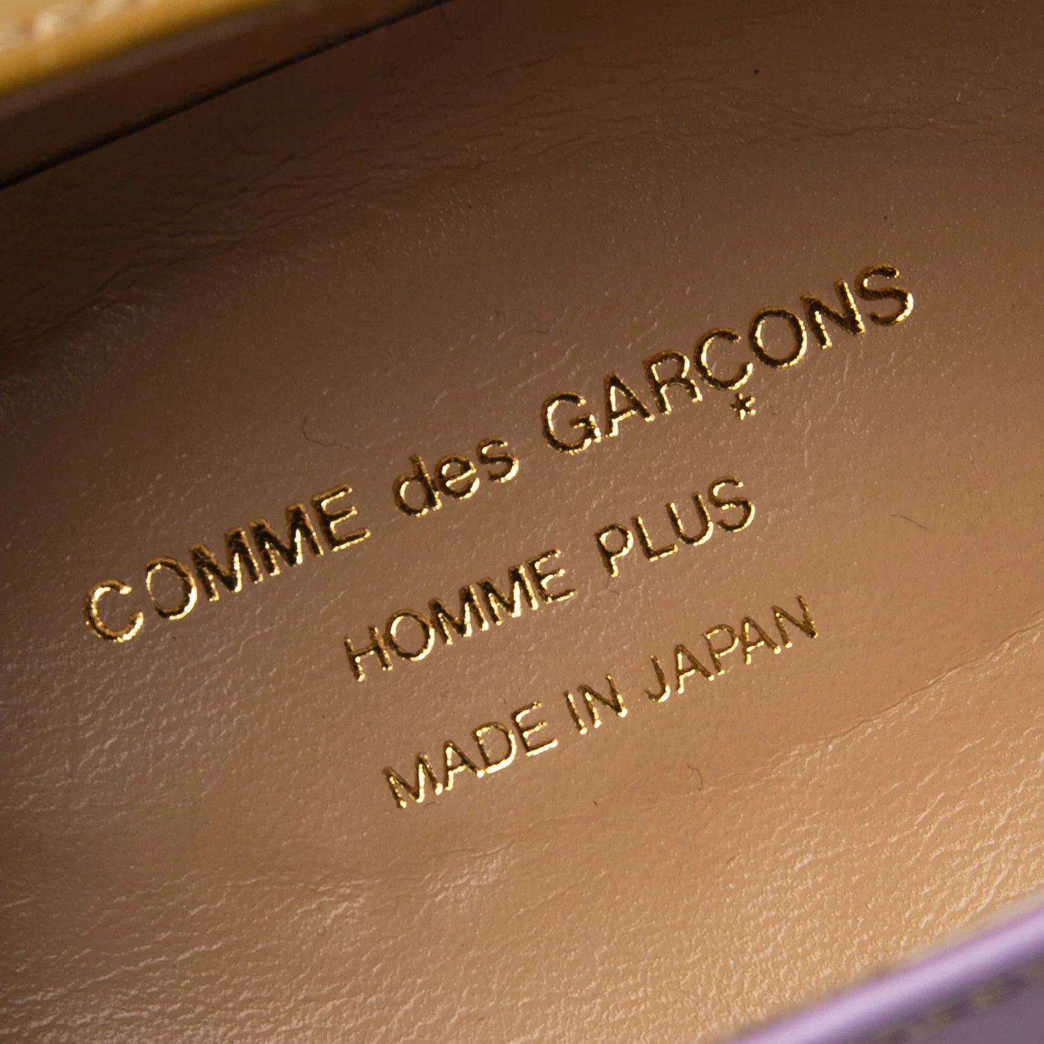 Comme des Garcons Homme Plus Bicolor Leather Shoes Beige Purple Size 27 Size US 9 / EU 42 - 17 Thumbnail