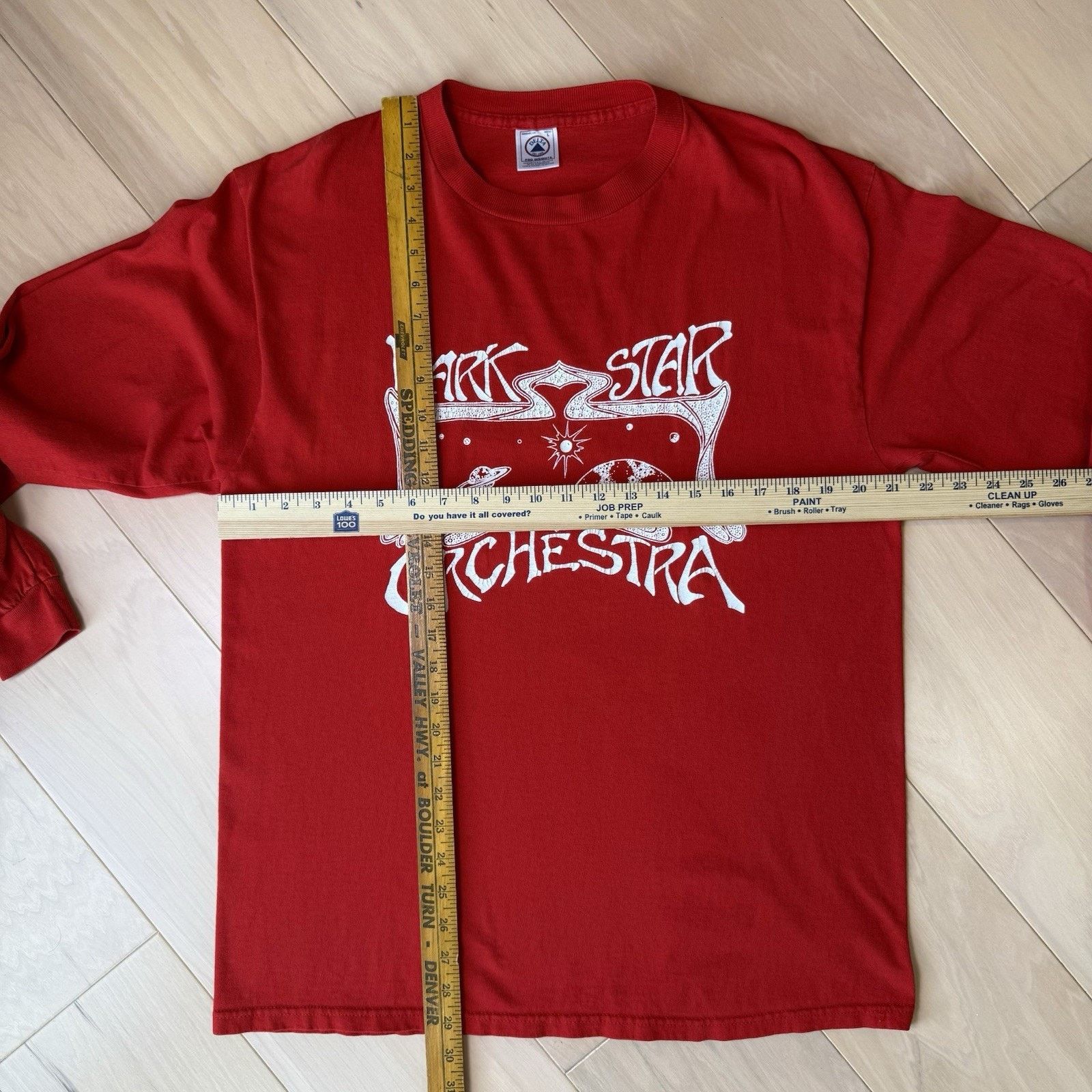 Vintage Vintage Dark Star Orchestra Shirt Large Red 90s Music LS Size US L / EU 52-54 / 3 - 2 Thumbnail