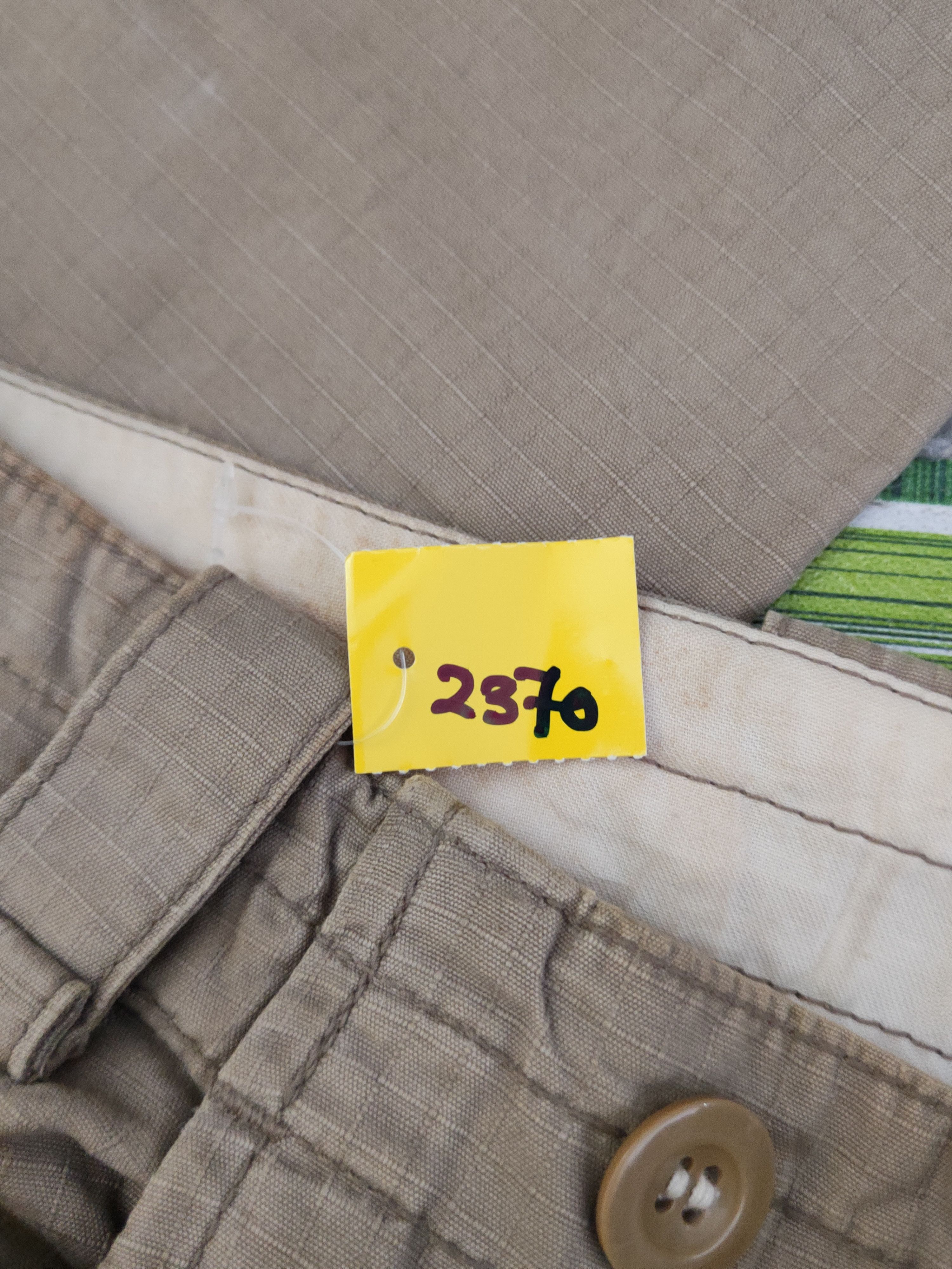 Alpha Industries DL Alpha Industries Beige Multipocket Cargo Pants #2370 Size US 36 / EU 52 - 19 Thumbnail