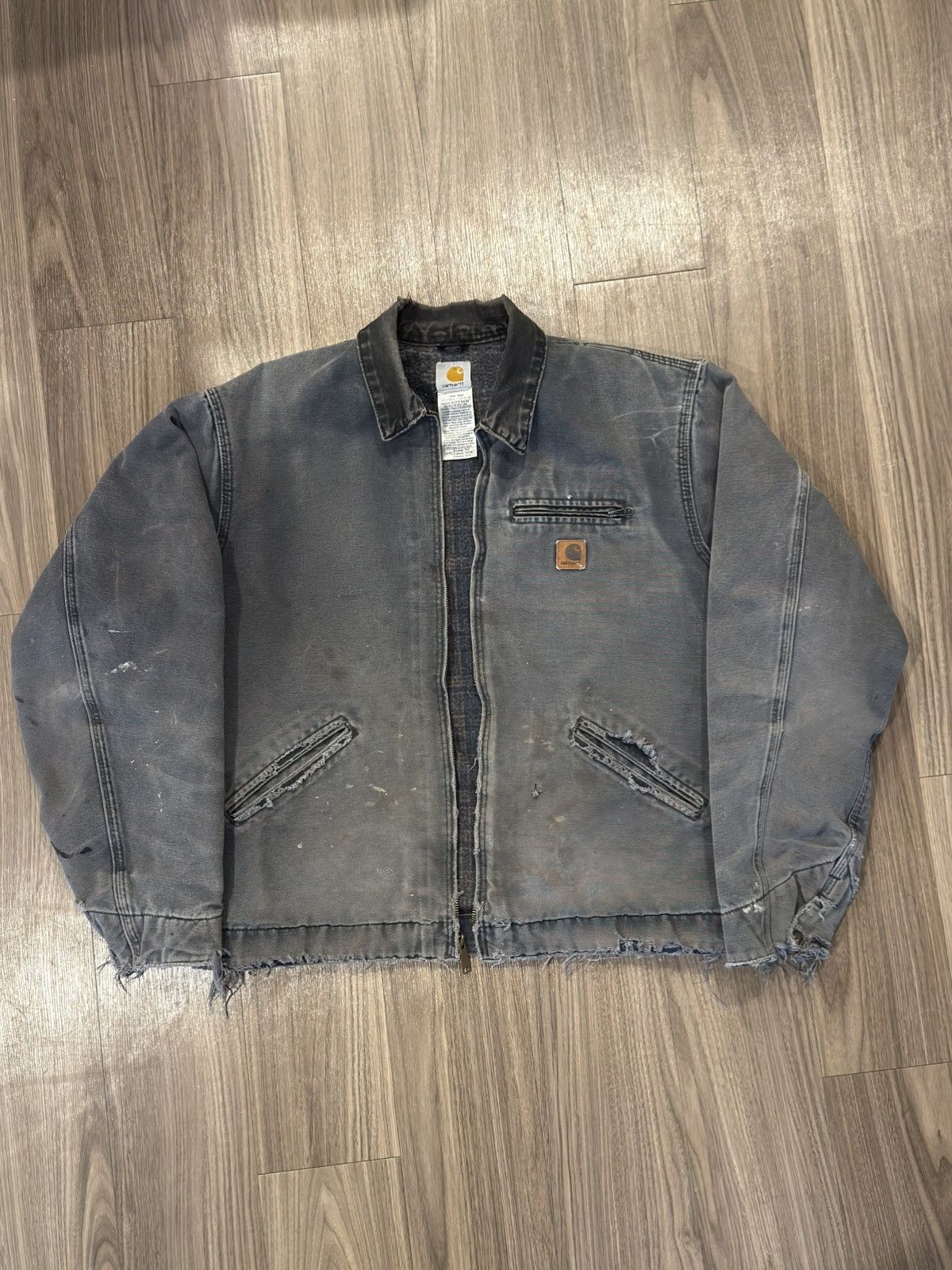 Carhartt J97 PTL Distressed Detroit Jacket Size US XL / EU 56 / 4 - 2 Thumbnail