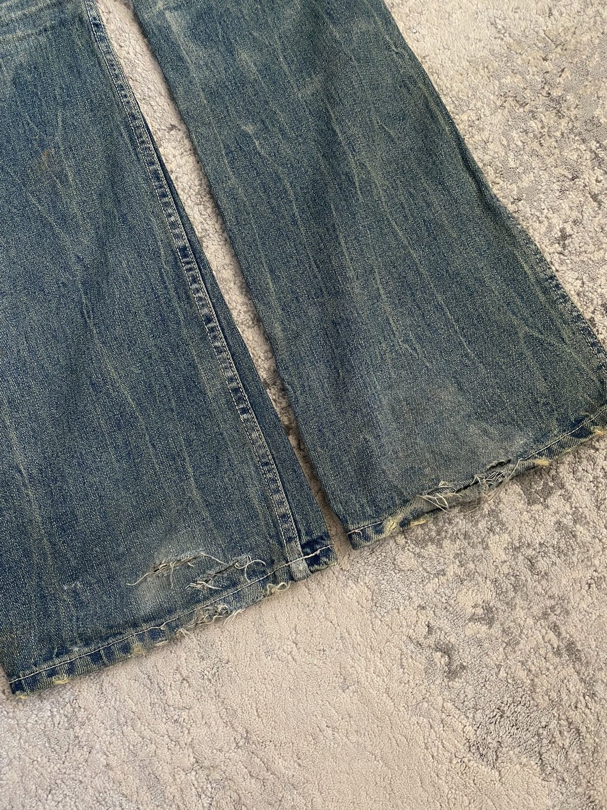 JACKROSE Jack Rose Luv Maison - Painter Flared Low Waist Jeans Size US 29 - 10 Thumbnail