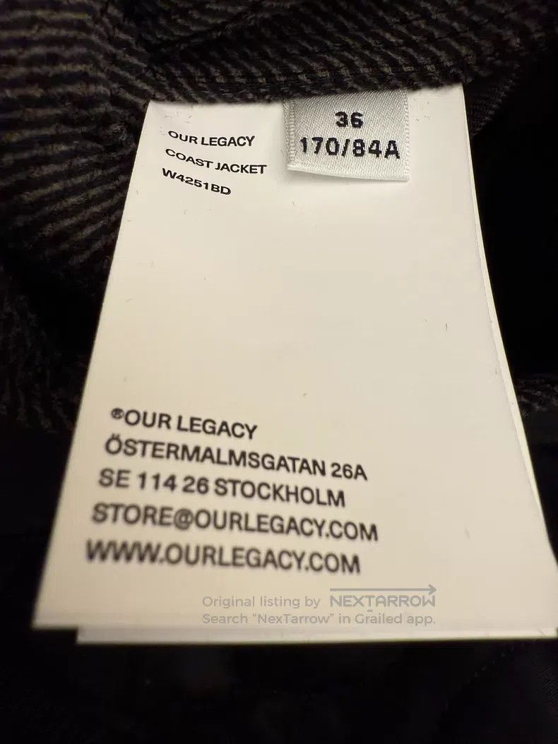Our Legacy Our Legacy Dark Brown Twill Corduroy Jacket Size XS / US 0-2 / IT 36-38 - 3 Thumbnail