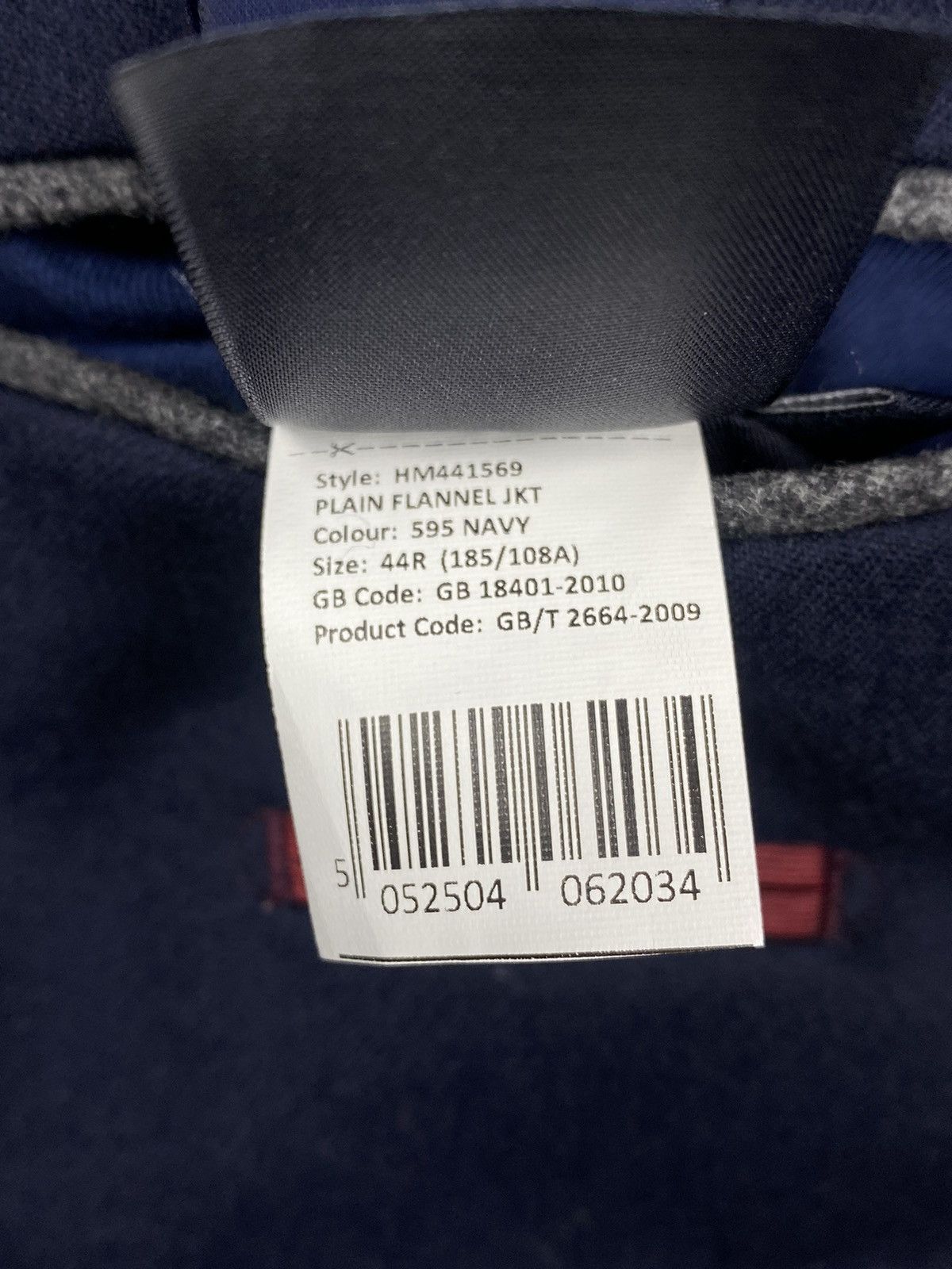 Hackett Vintage Hackett London Wool Plain Flannel Brazer jacket og Size 44R - 19 Thumbnail