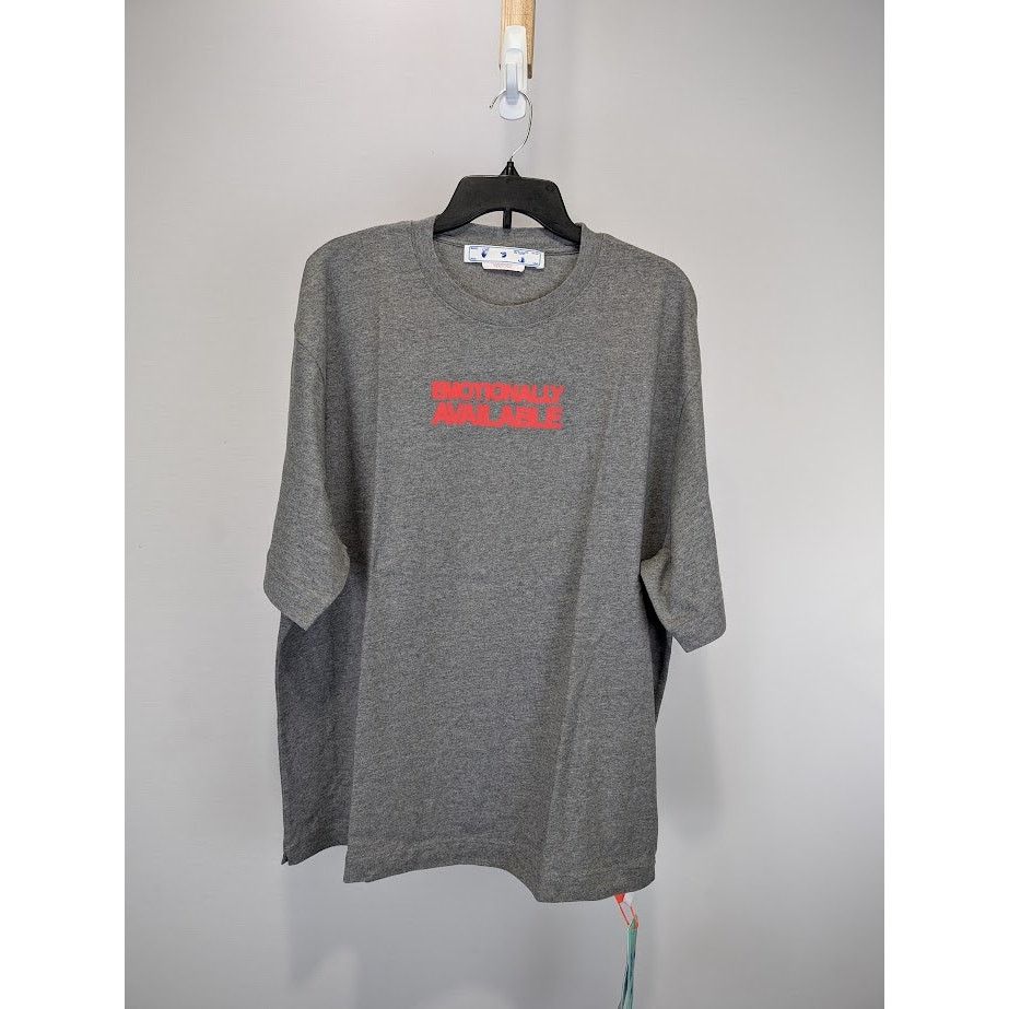 Off-White o1rshd1 Q:2 / Emotion Arrow Over Skate Shirt in Gray Size US L / EU 52-54 / 3 - 1 Thumbnail