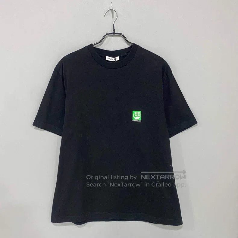 Balenciaga Balenciaga Eco-friendly Printed Logo Short Sleeve Size US S / EU 44-46 / 1 - 1 Thumbnail