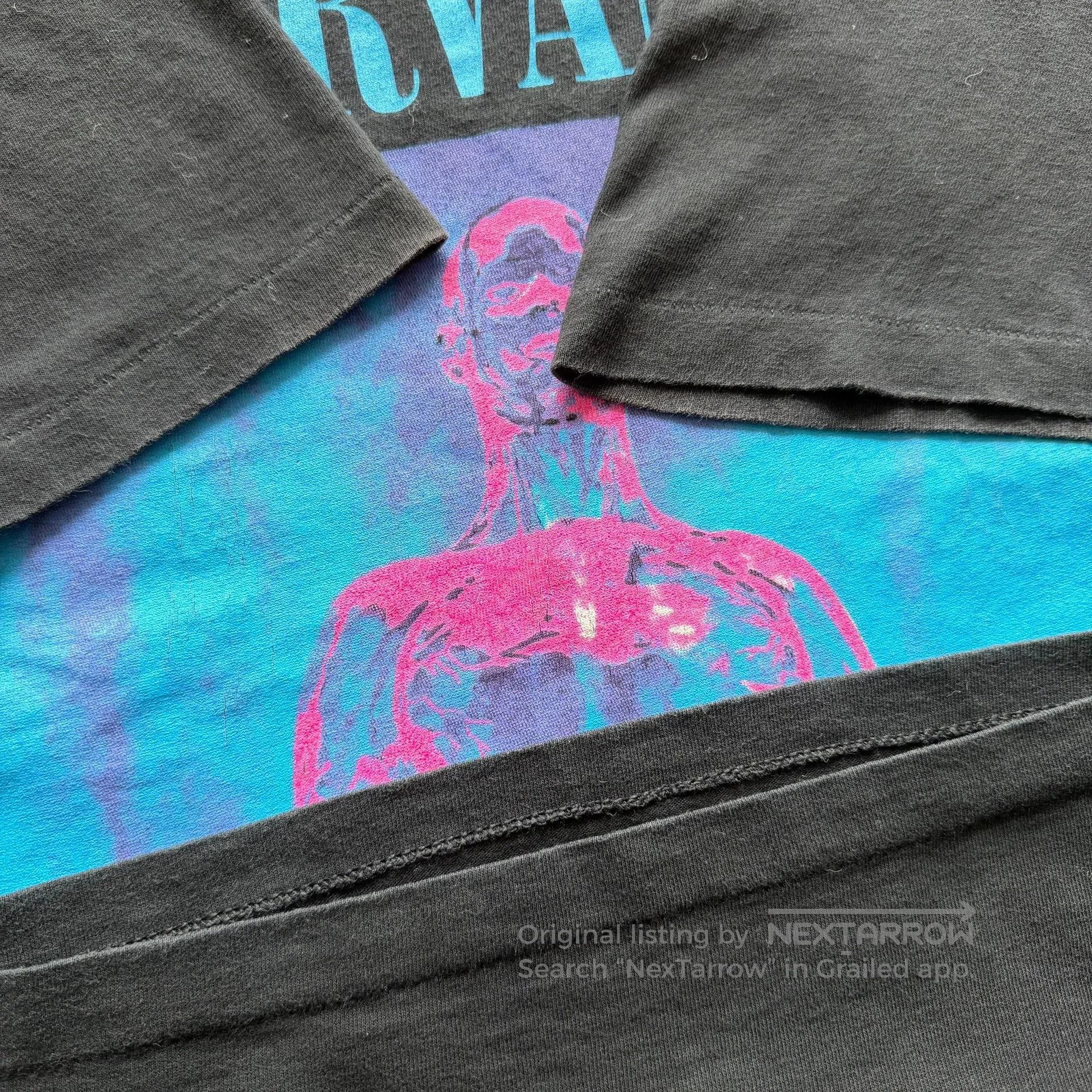 Vintage Vintage 1992 Nirvana Sliver T. Size US M / EU 48-50 / 2 - 6 Thumbnail