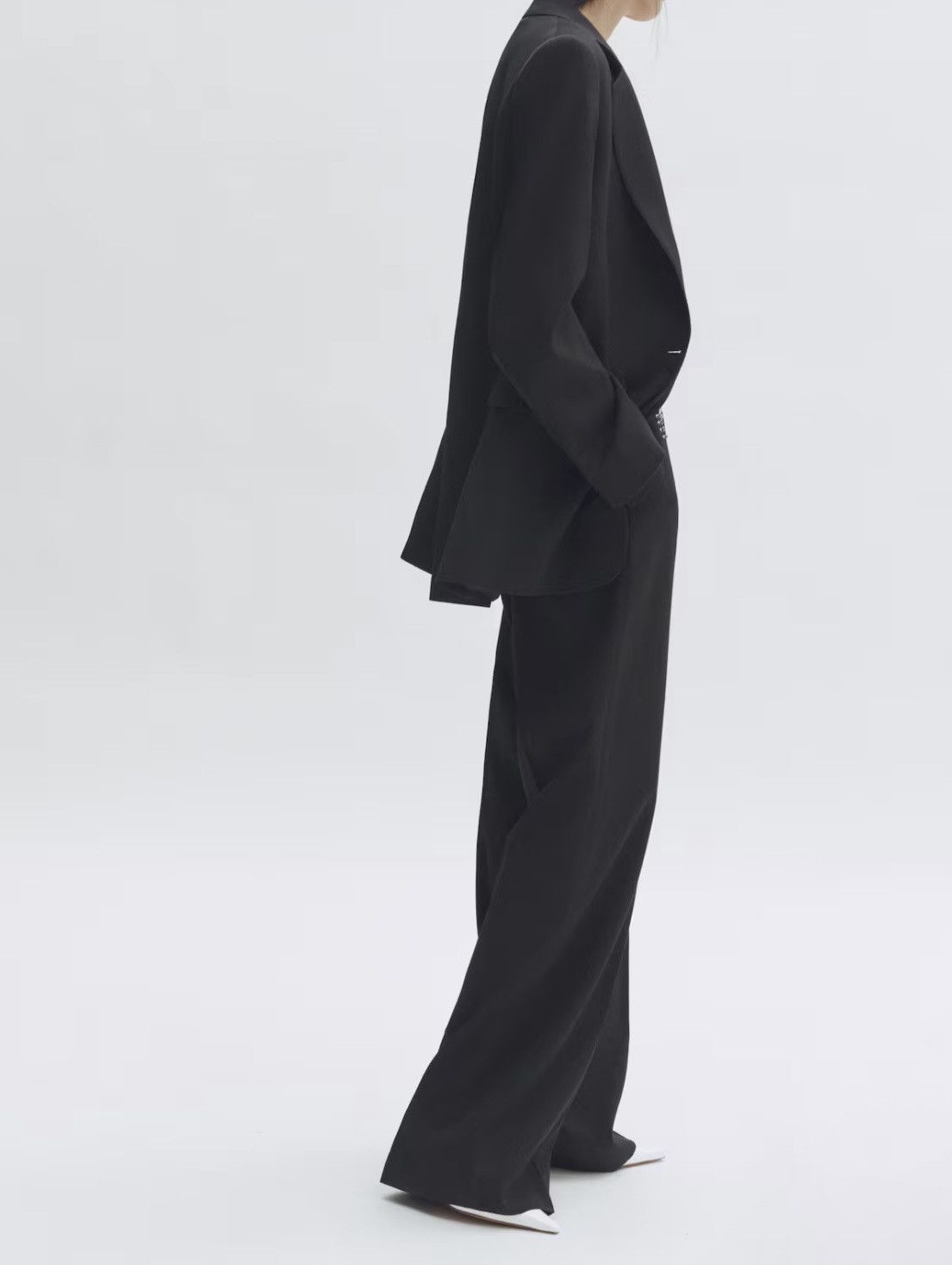 Stella McCartney STELLA MCCARTNEY H&M SINGLE-BREASTED WOOL BLAZER size M Size M / US 6-8 / IT 42-44 - 5 Thumbnail
