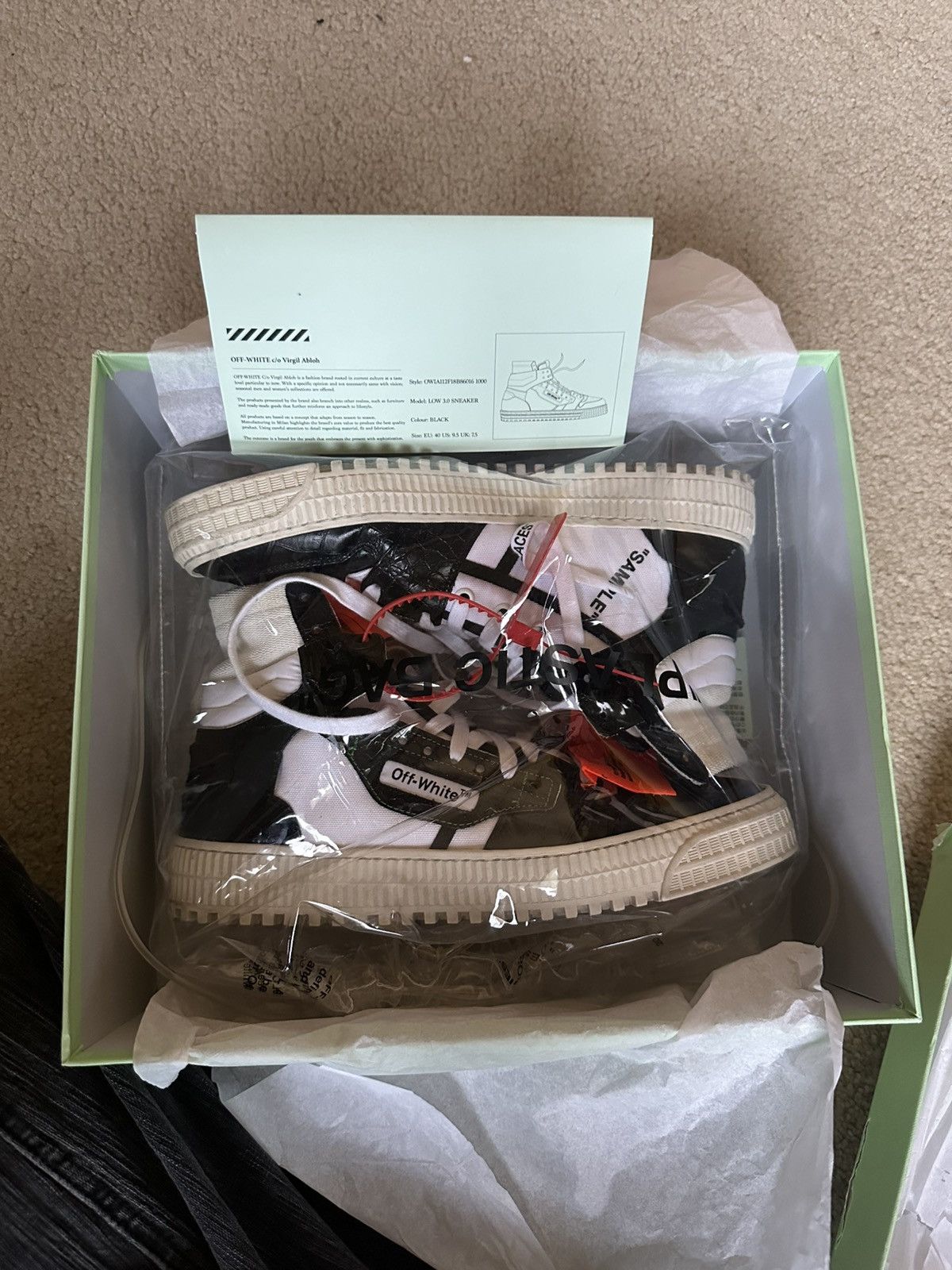 Off-White Off White Hi-Top Sneakers Size US 7.5 / EU 40-41 - 6 Thumbnail