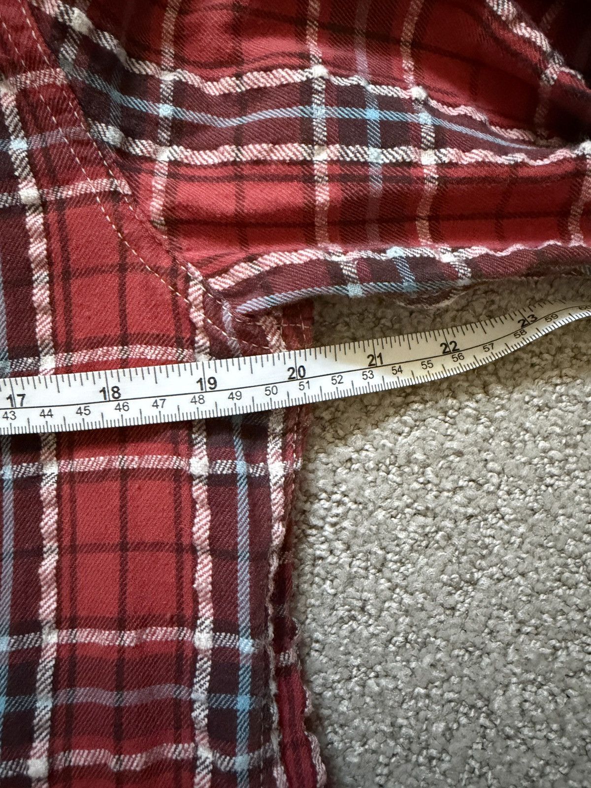 Steven Alan Steven Alan Store Exclusive Red Flannel Shirt Size US M / EU 48-50 / 2 - 5 Thumbnail