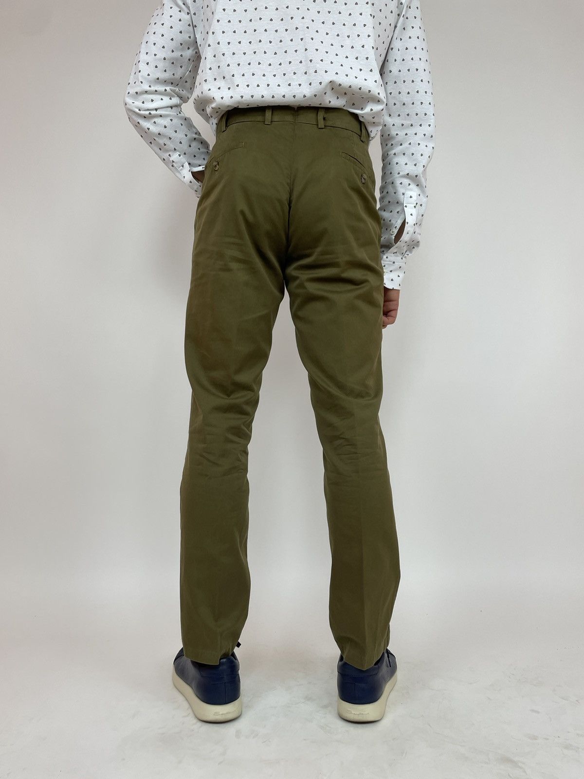 Suitsupply Suitsupply mens green army chino pants size 48 Size US 32 / EU 48 - 5 Thumbnail