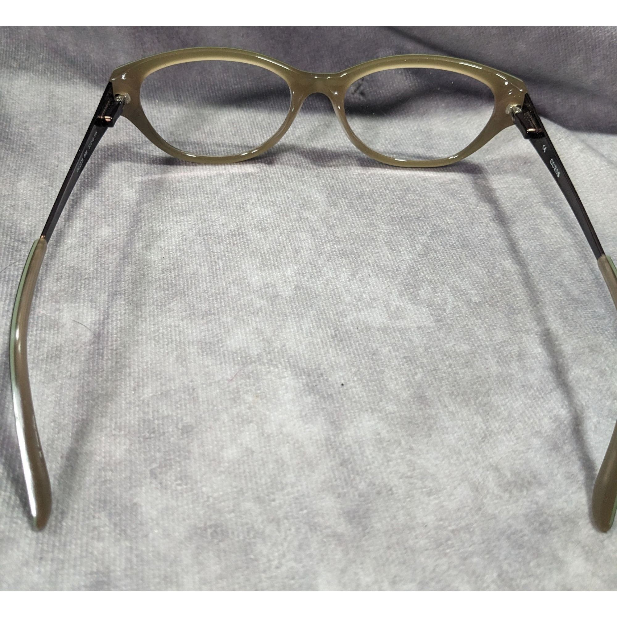 Guess Guess GU2226 BRN Brown And Tan Leopard Print Glasses Frames Size ONE SIZE - 4 Thumbnail