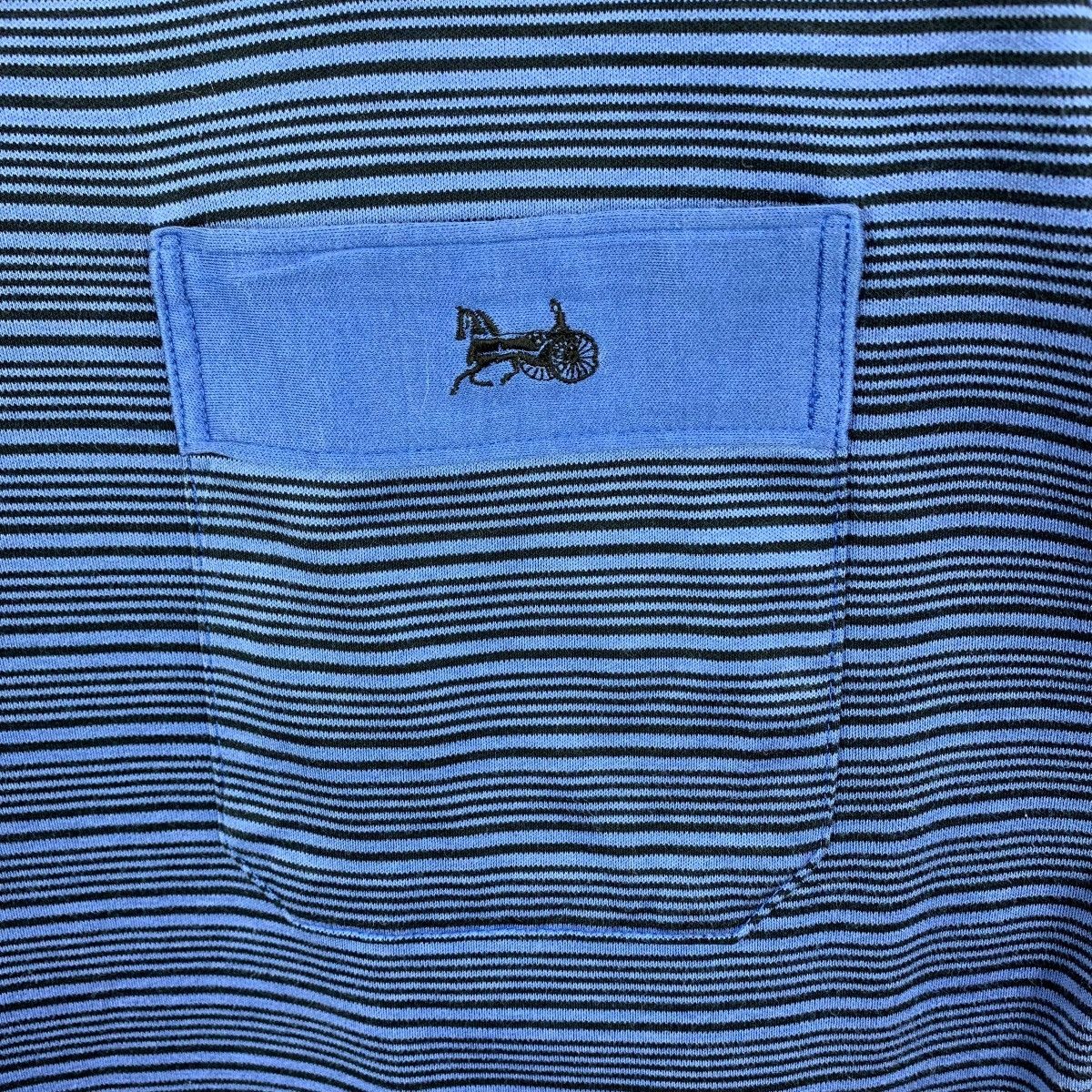 Celine × Vintage Vintage CELINE Long sleeve stripe button up tee Size US L / EU 52-54 / 3 - 5 Thumbnail
