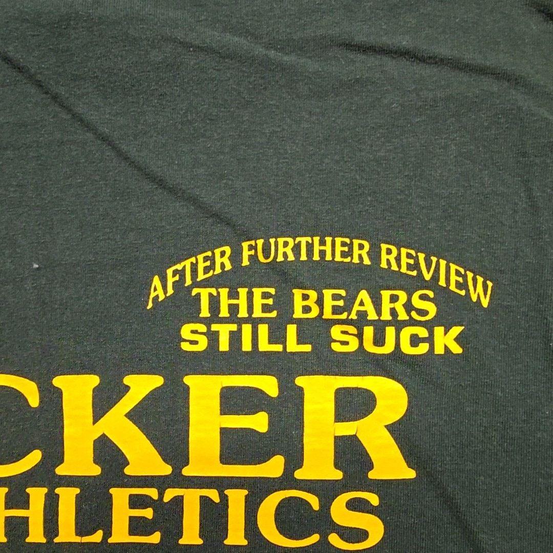 Gildan Vintage Green Bay Packers Drinking Team Tee Green Shirt M Size US M / EU 48-50 / 2 - 9 Thumbnail