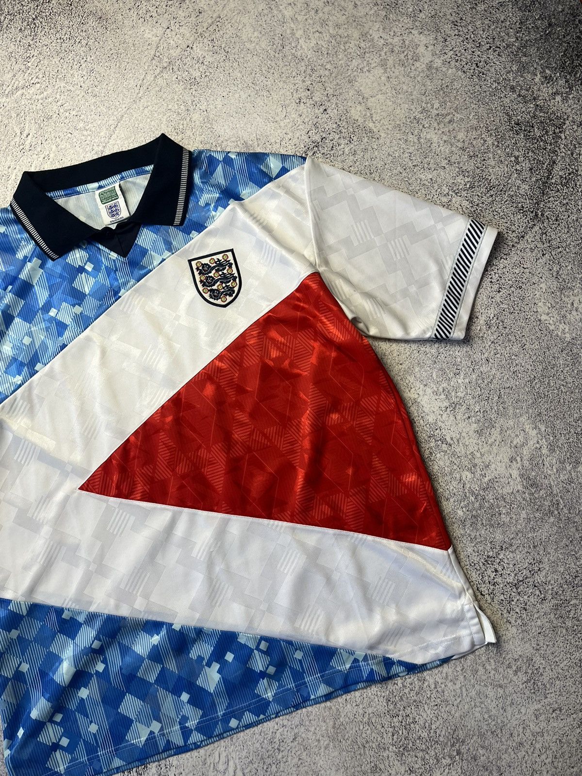 Vintage Vintage England Football Shirt special jersey Score Draw 90s Size US XXL / EU 58 / 5 - 7 Thumbnail