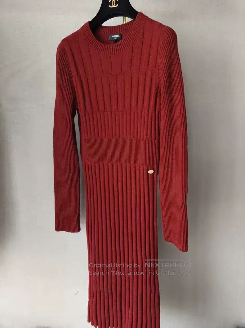 Chanel Chanel Red Dress Size XXS / US 00 / IT 34 - 1 Thumbnail