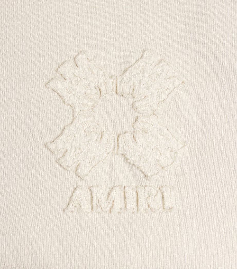 Amiri os11x0526 MA Quad Oversized T-Shirt in Ivory Size US L / EU 52-54 / 3 - 6 Thumbnail