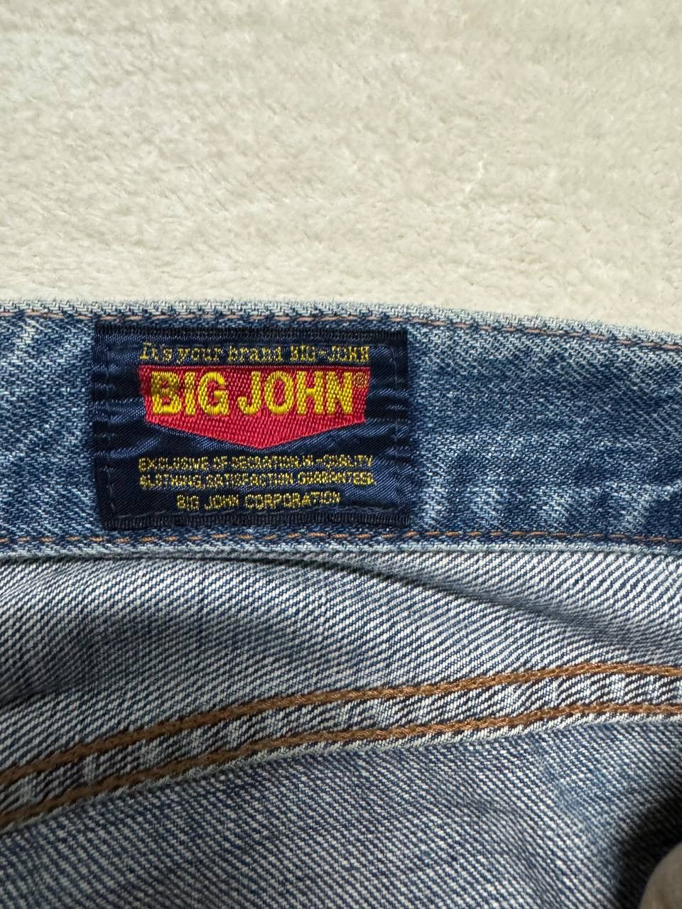 Vintage SICK 90s Big John Distressed Thrashed Faded Baggy Jeans Size US 29 - 10 Thumbnail