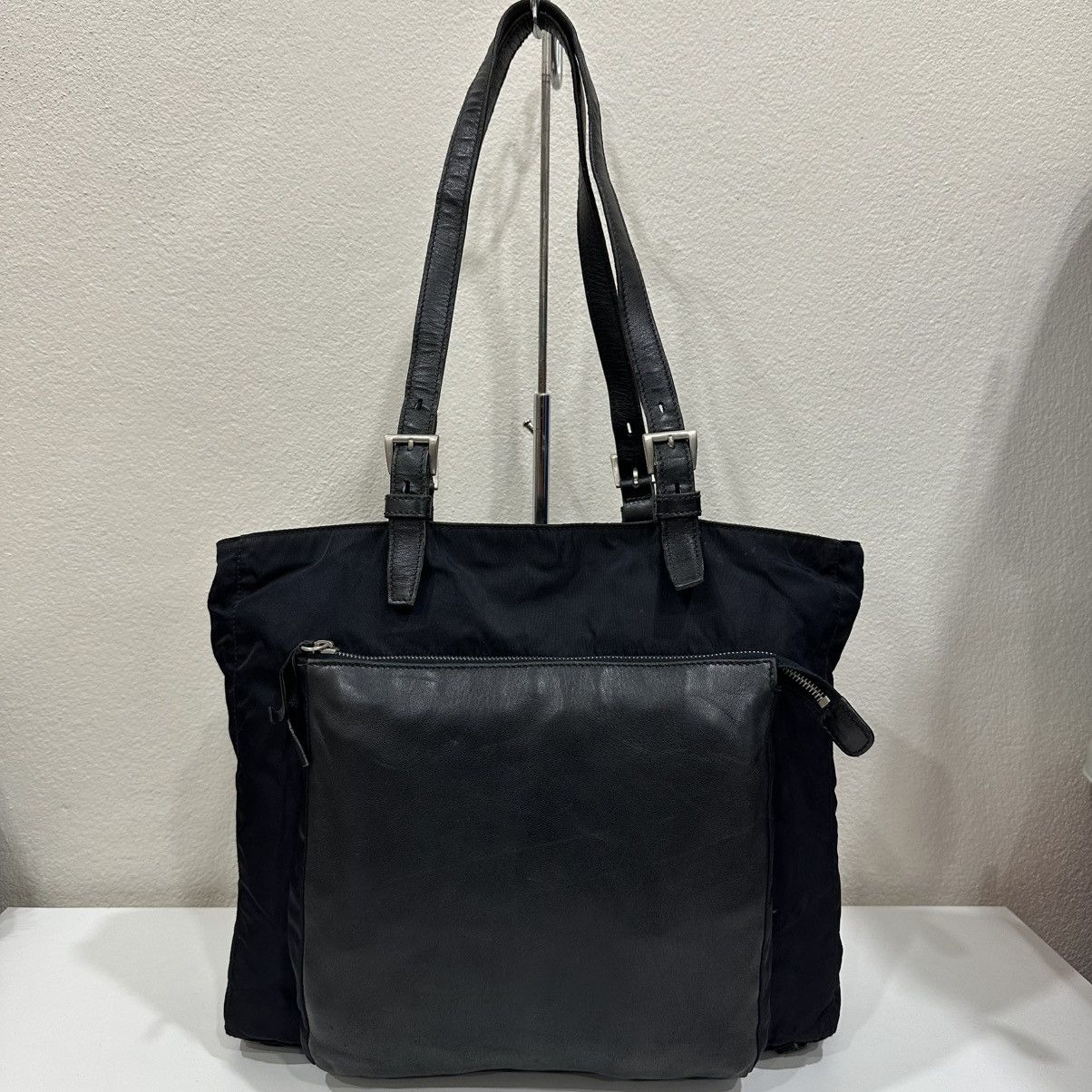 Prada PRADA NYLON TOTE BAG IN DARK BLUE Size ONE SIZE - 3 Thumbnail