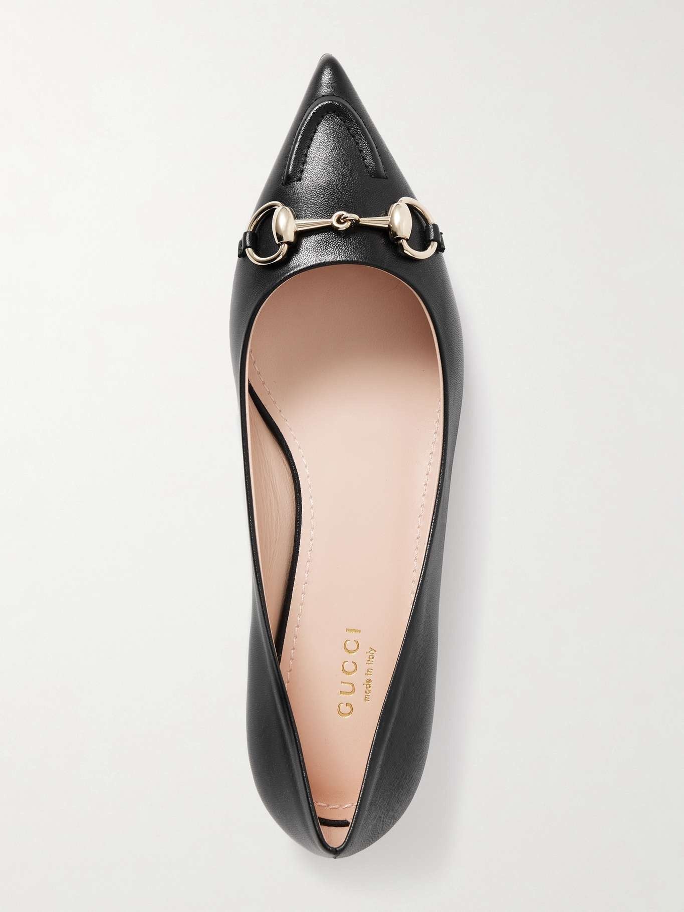 Gucci oc11z1025 Ballet Flats With Horsebit in Black Size US 7 / IT 37 - 5 Thumbnail